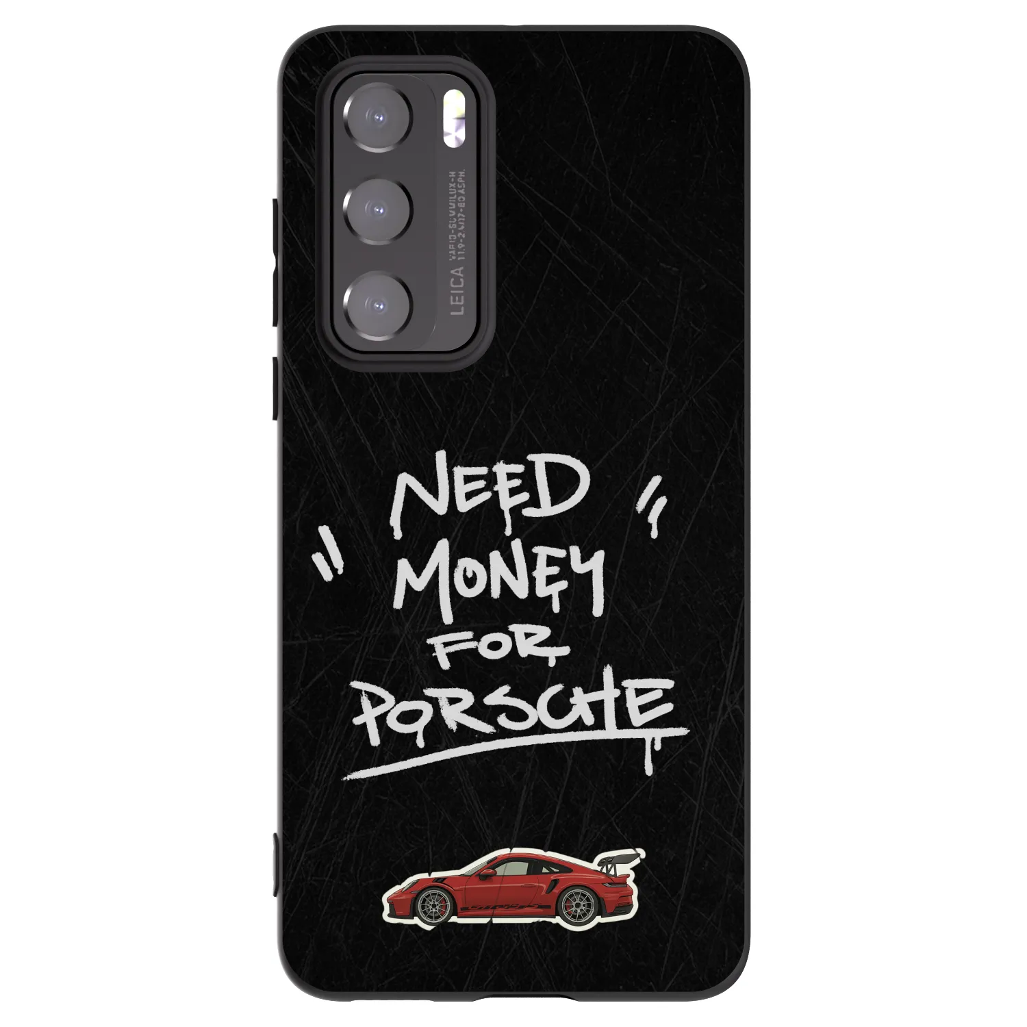 Picasee Huawei P40 Hülle - Schwarzes Silikon - Dark Racer