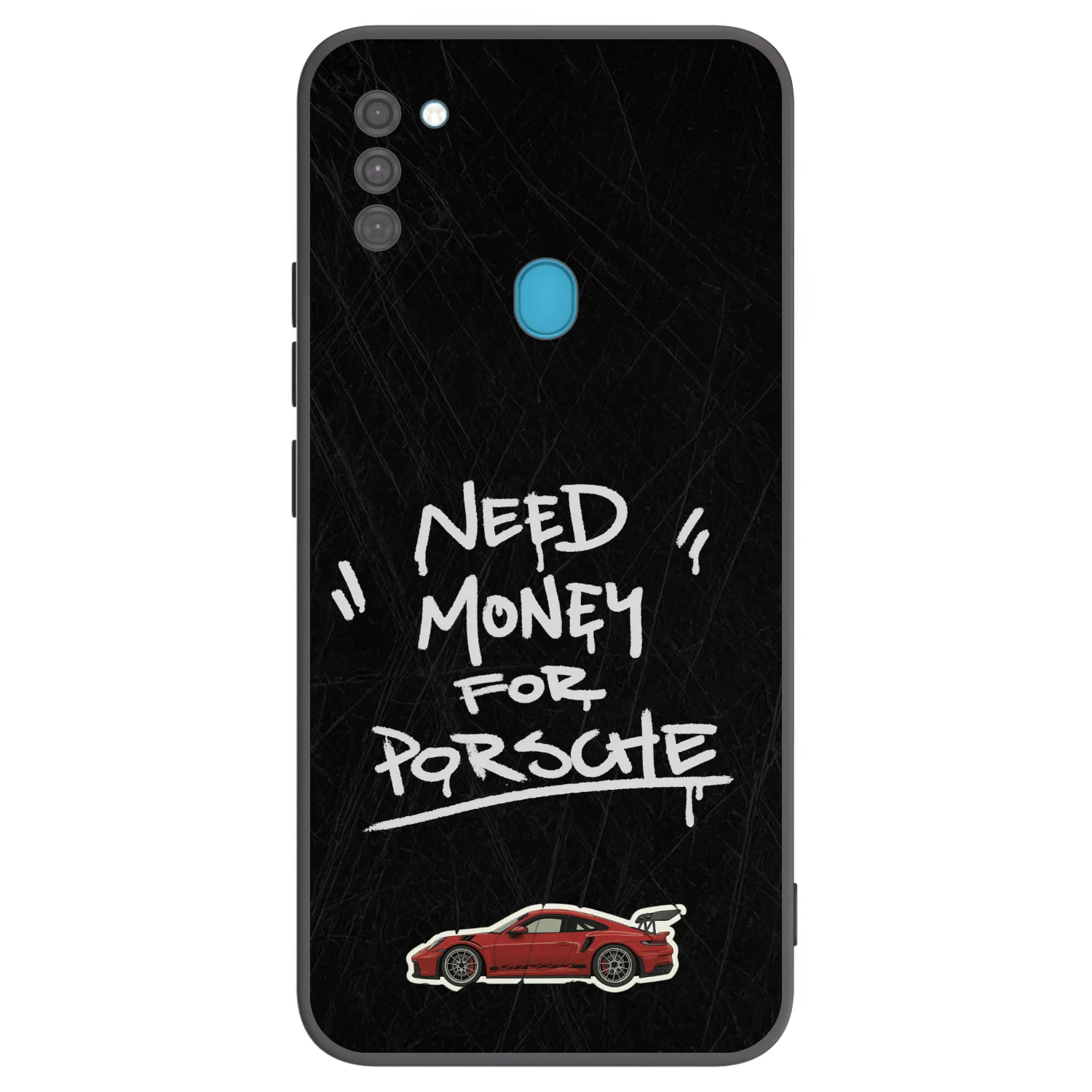 Picasee Samsung Galaxy M11 Hülle - Schwarzes Silikon - Dark Racer