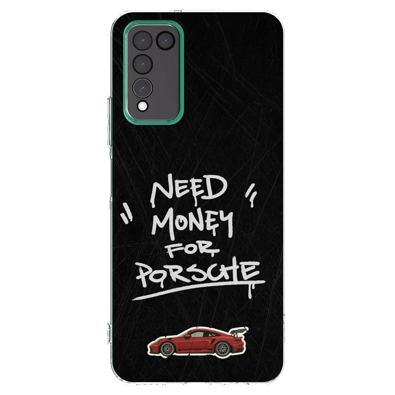 Picasee Honor 10X Lite Hülle - Transparentes Silikon - Dark Racer