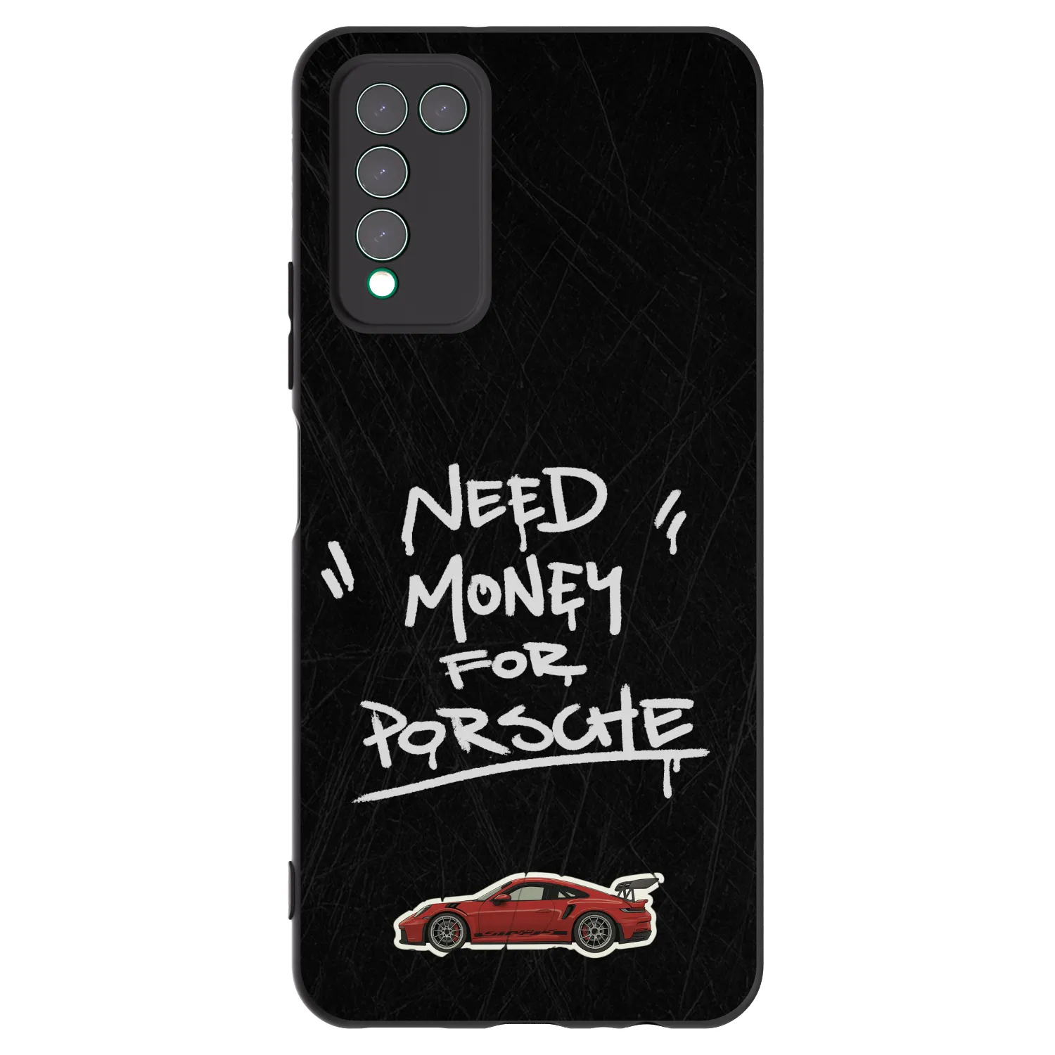 Picasee Honor 10X Lite Hülle - Schwarzes Silikon - Dark Racer