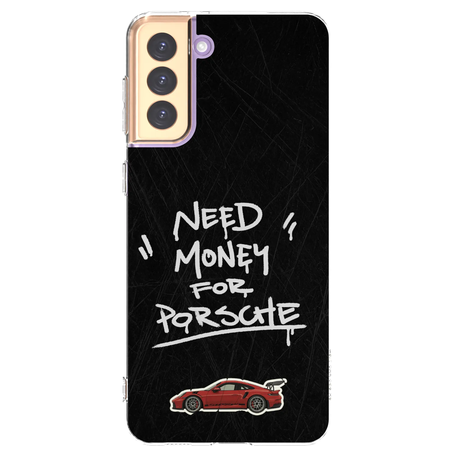 Picasee Samsung Galaxy S21+ 5G G996F Hülle - Transparentes Silikon - Dark Racer