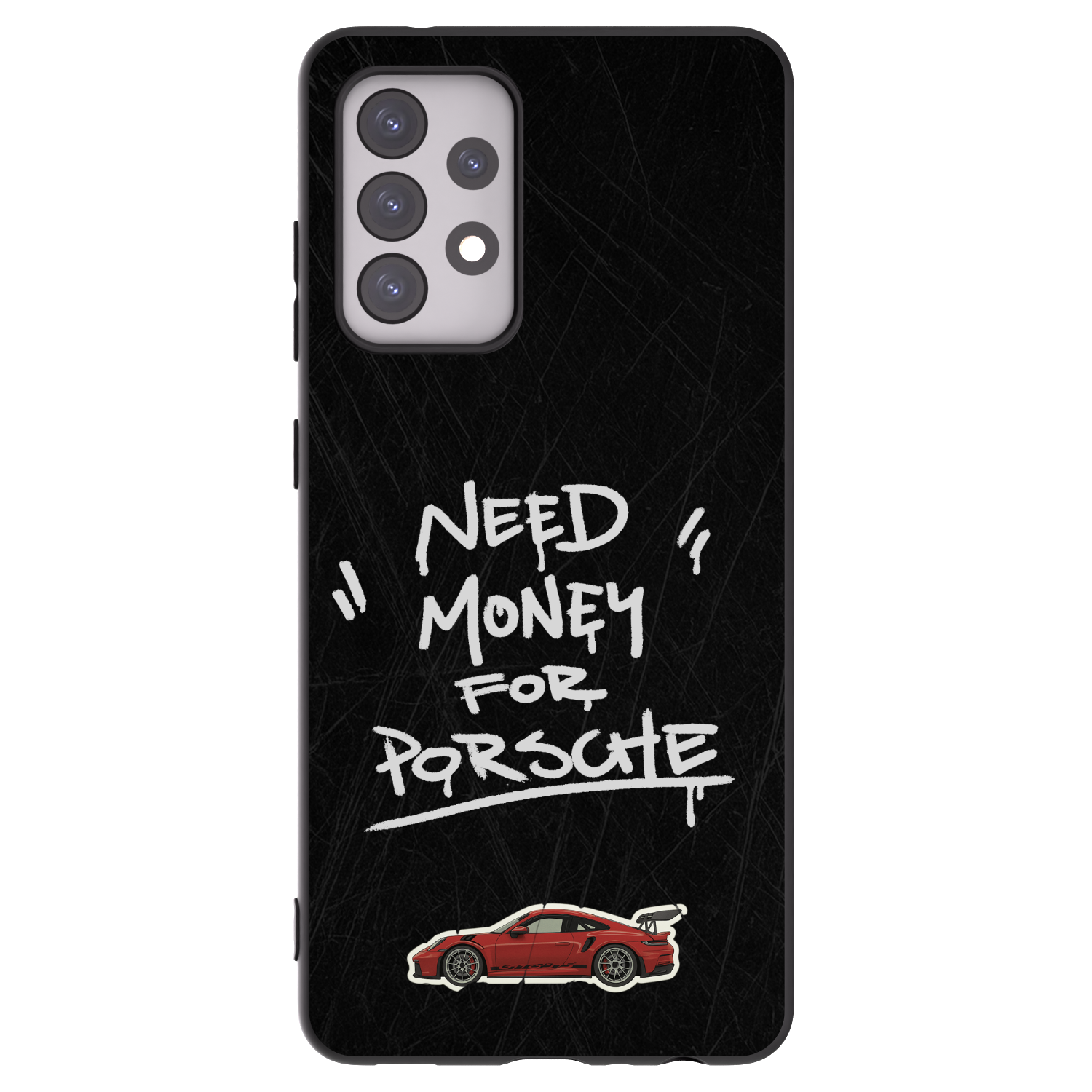 Picasee Samsung Galaxy A52 5G A525F Hülle - Schwarzes Silikon - Dark Racer