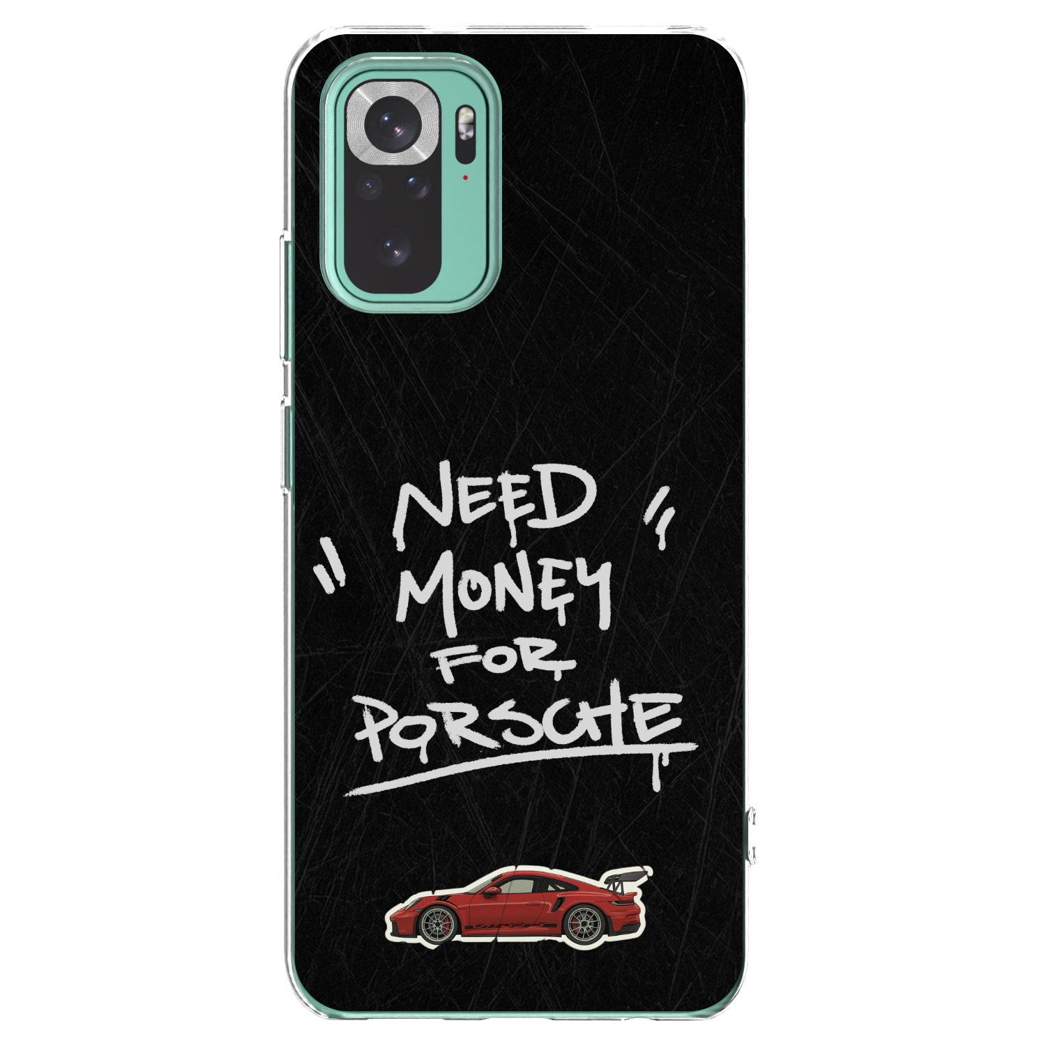 Picasee Xiaomi Redmi Note 10 Pro Hülle - Transparentes Silikon - Dark Racer