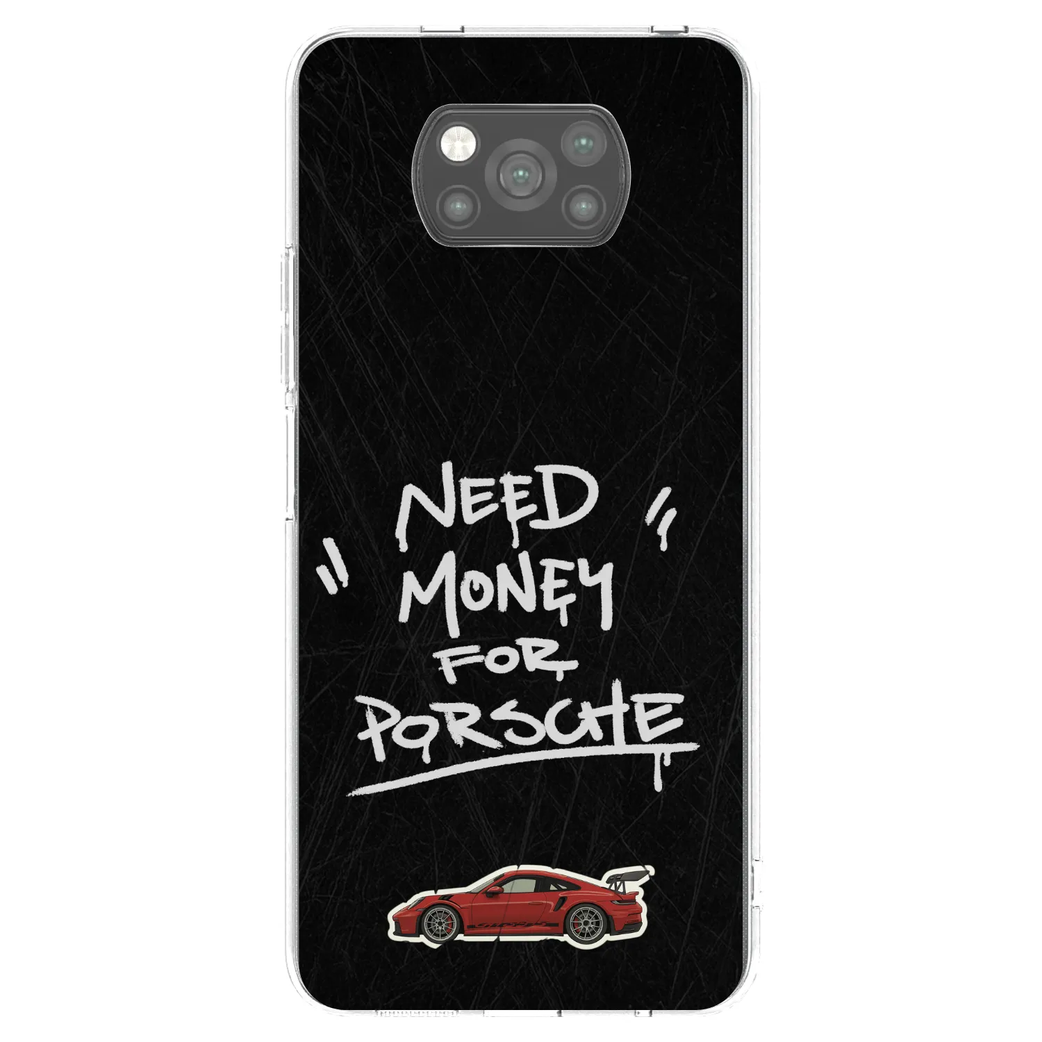 Picasee Xiaomi Poco X3 Pro Hülle - Schwarzes Silikon - Dark Racer