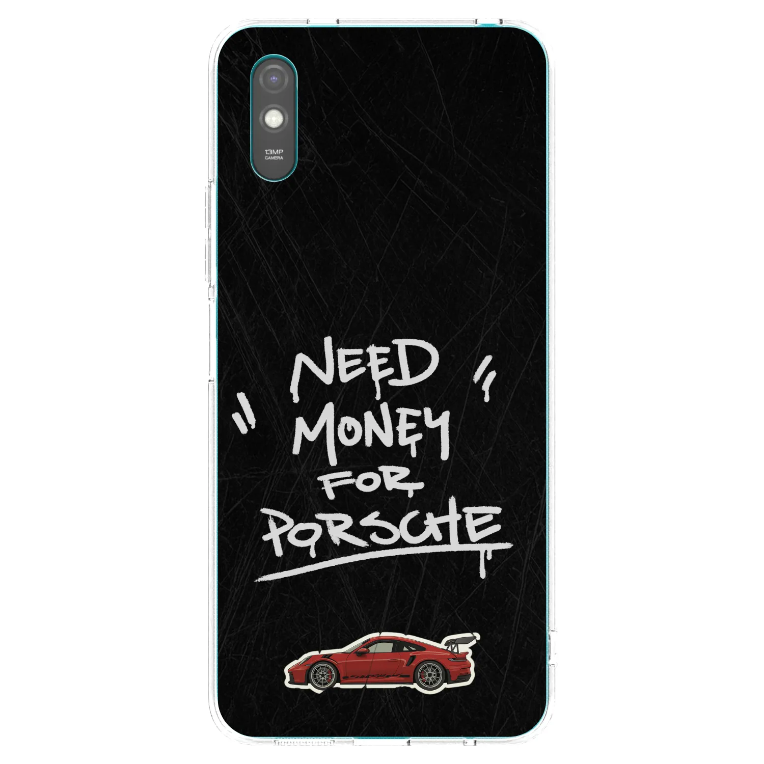 Picasee Xiaomi Redmi 9AT Hülle - Transparentes Silikon - Dark Racer