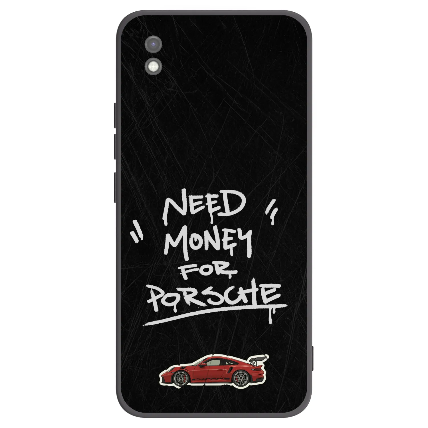 Picasee Xiaomi Redmi 9AT Hülle - Schwarzes Silikon - Dark Racer