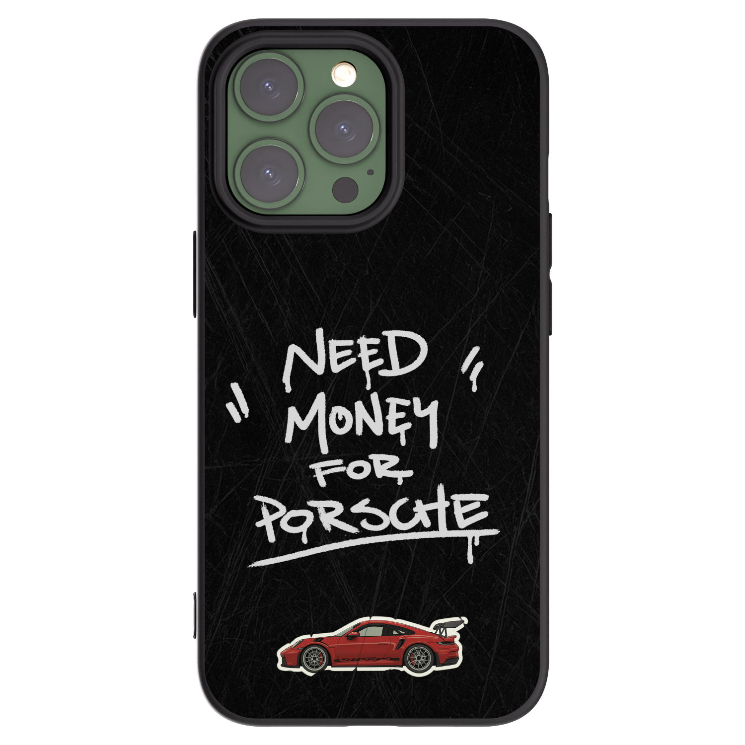Picasee Apple iPhone 13 Pro Hülle - Schwarzes Silikon - Dark Racer