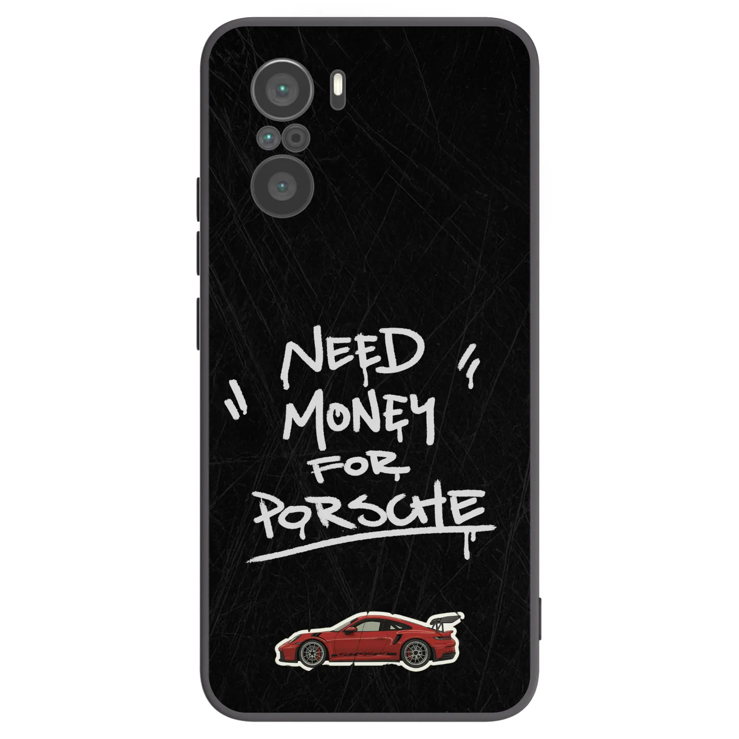 Picasee Xiaomi Poco F3 Hülle - Schwarzes Silikon - Dark Racer