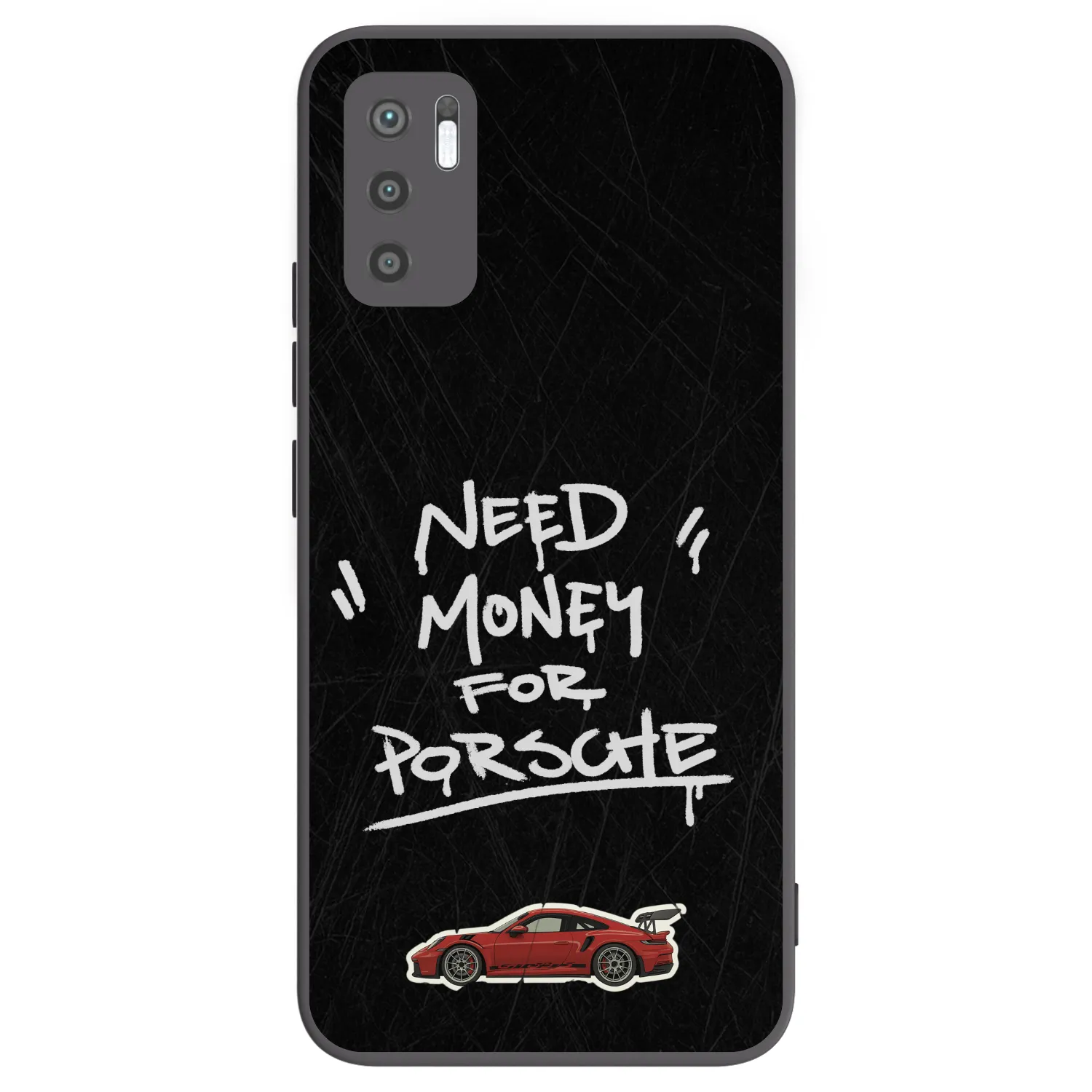 Picasee Xiaomi Redmi Note 10 5G Hülle - Schwarzes Silikon - Dark Racer
