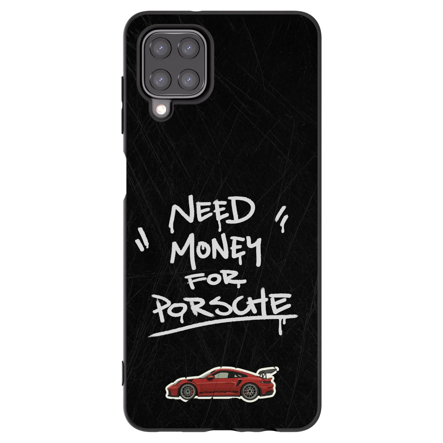 Picasee Samsung Galaxy M12 M127F Hülle - Schwarzes Silikon - Dark Racer