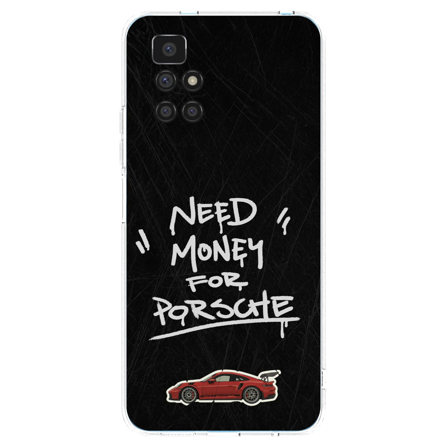 Picasee Xiaomi Redmi 10 Hülle - Transparentes Silikon - Dark Racer