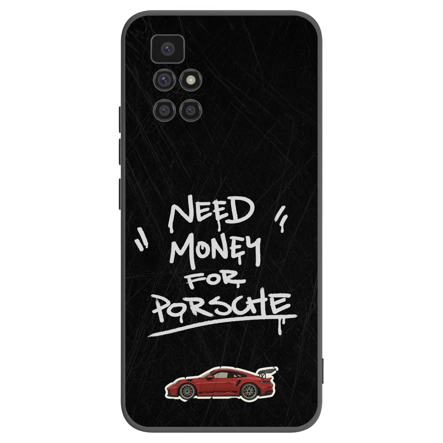 Picasee Xiaomi Redmi 10 Hülle - Schwarzes Silikon - Dark Racer