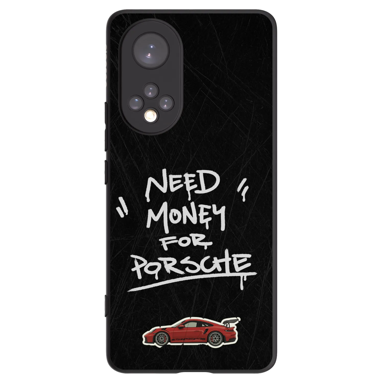 Picasee Honor 50 5G Hülle - Schwarzes Silikon - Dark Racer