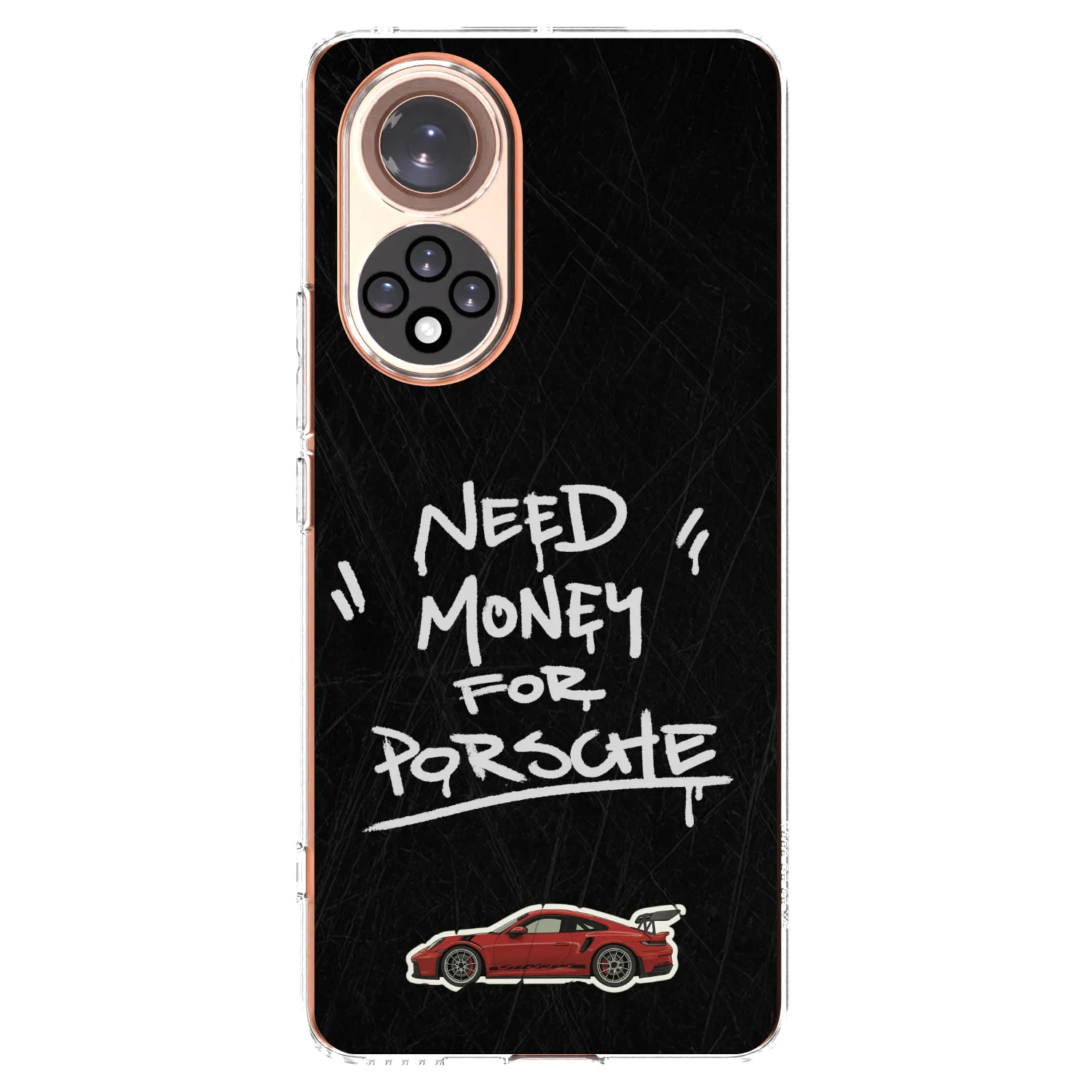 Picasee Honor 50 5G Hülle - Transparentes Silikon - Dark Racer