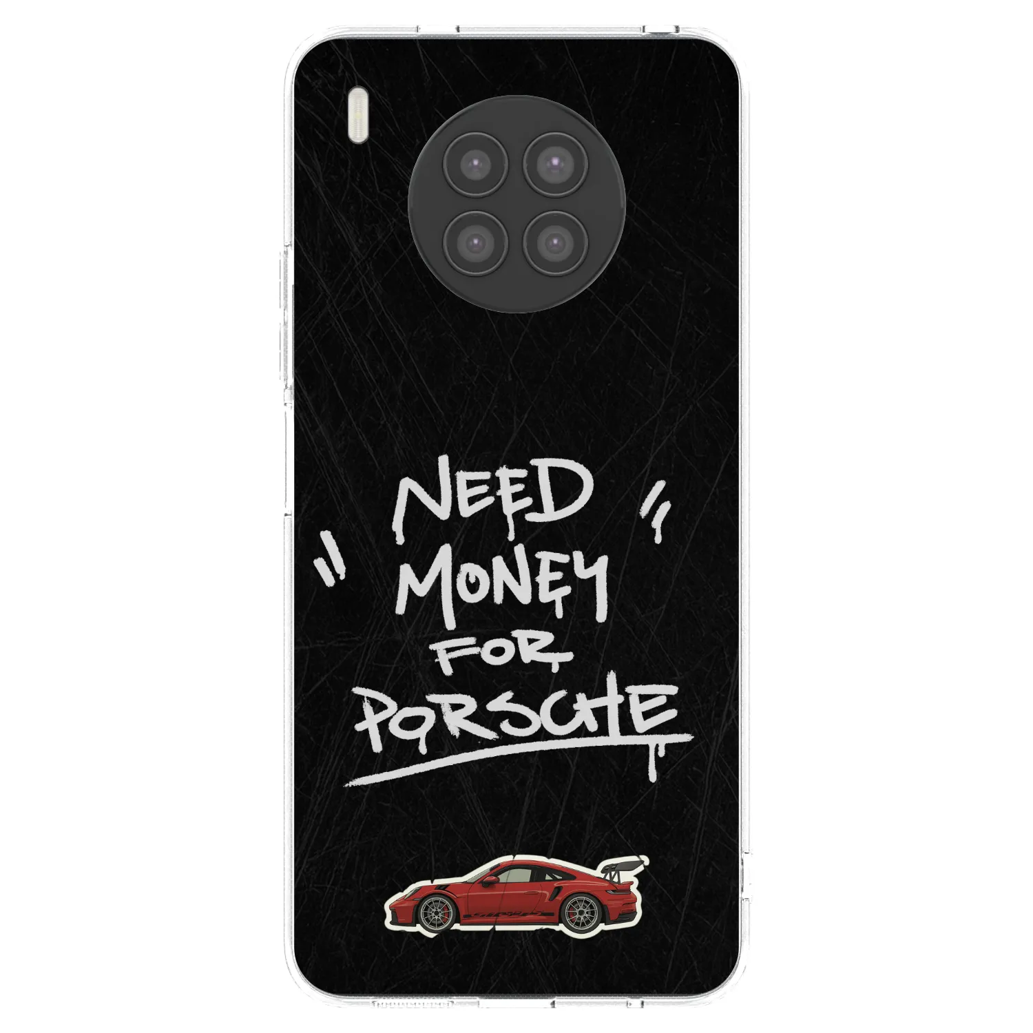 Picasee Huawei Nova 8i Hülle - Transparentes Silikon - Dark Racer