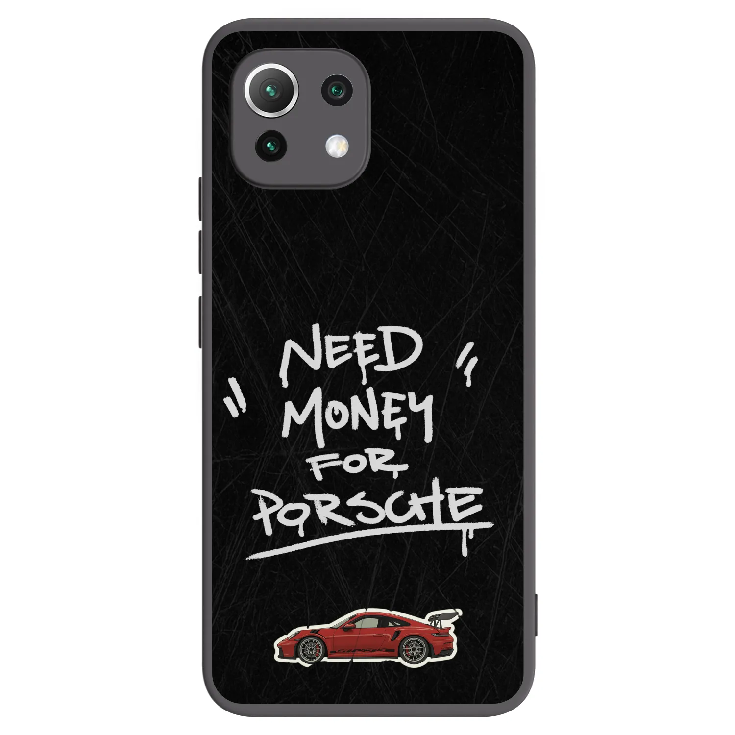 Picasee Xiaomi 11 Lite 5G NE Hülle - Schwarzes Silikon - Dark Racer