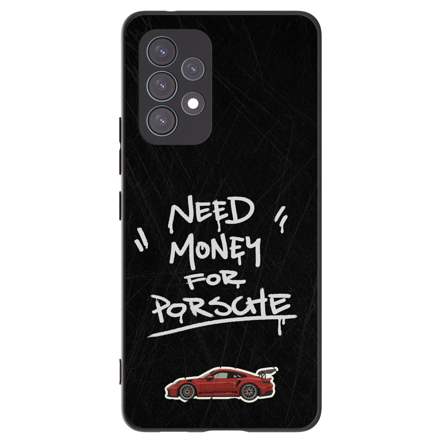 Picasee Samsung Galaxy A53 5G A536 Hülle - Schwarzes Silikon - Dark Racer