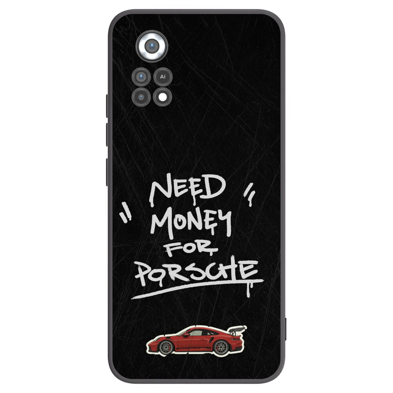 Picasee Xiaomi Poco X4 Pro 5G Hülle - Schwarzes Silikon - Dark Racer