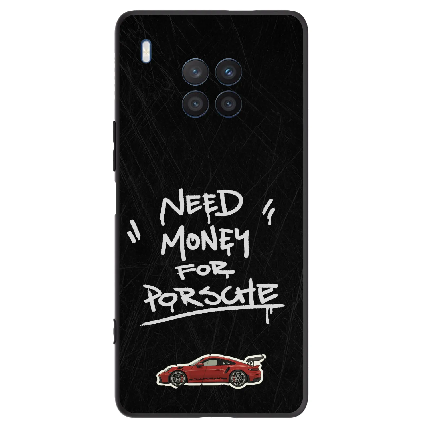 Picasee Honor 50 Lite Hülle - Schwarzes Silikon - Dark Racer