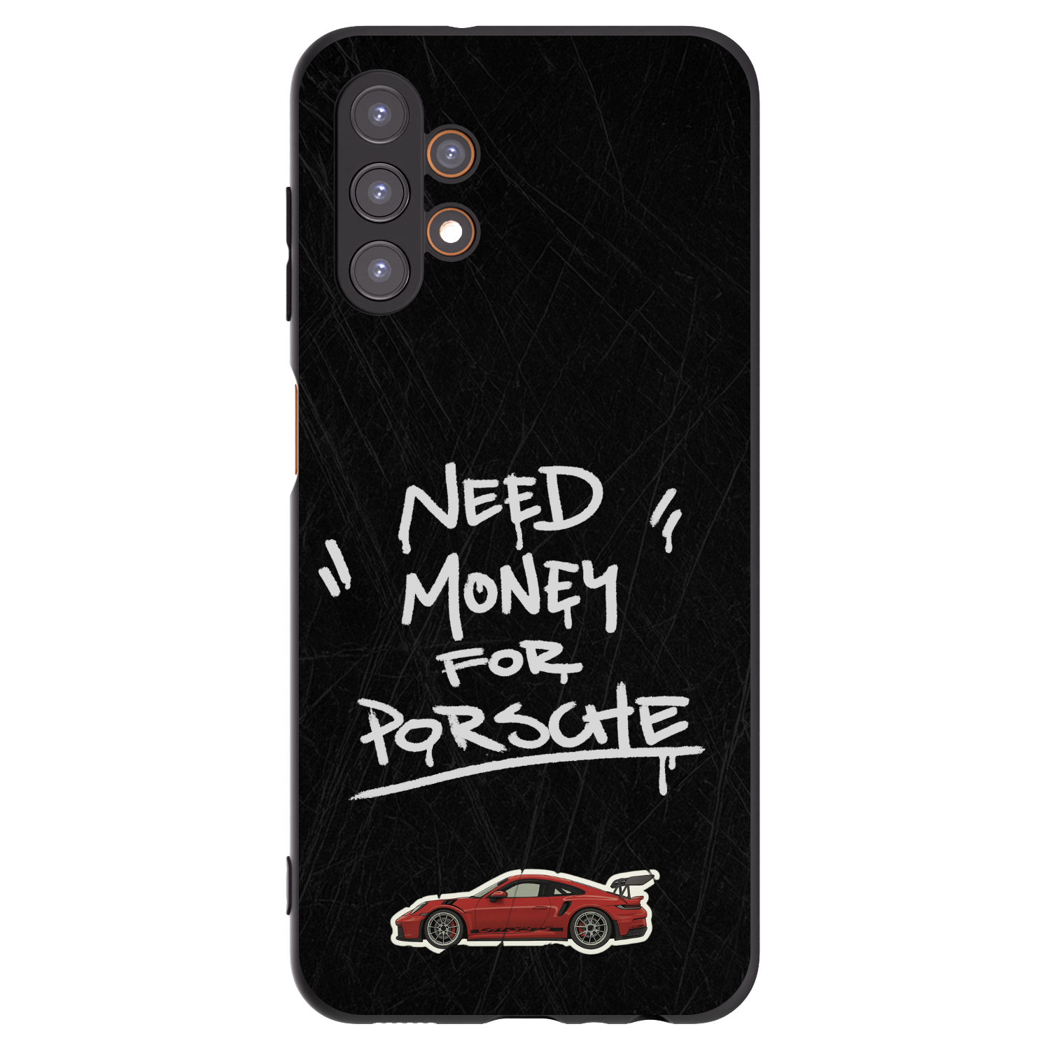 Picasee Samsung Galaxy A13 4G A135 Hülle - Schwarzes Silikon - Dark Racer