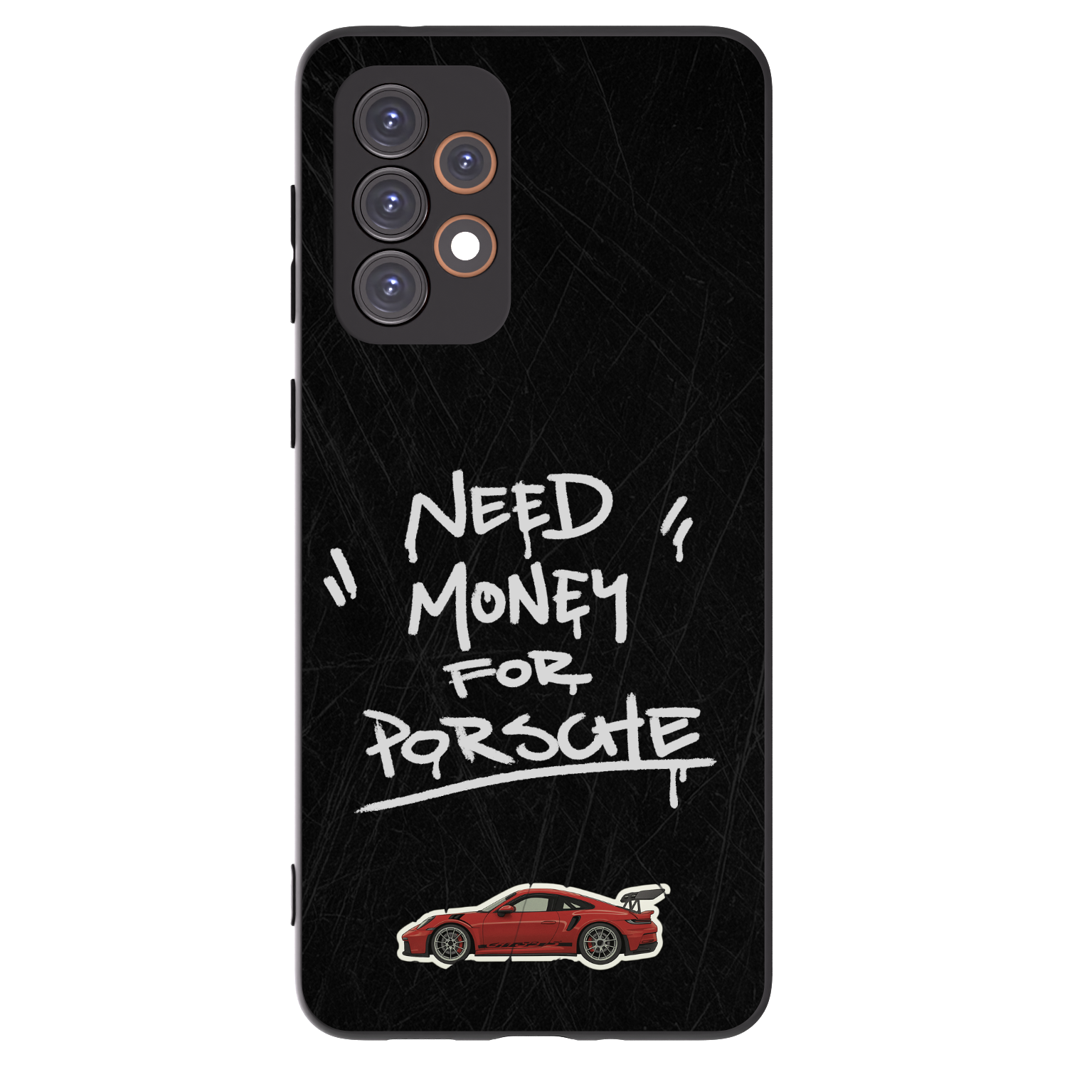 Picasee Samsung Galaxy A33 5G A336 Hülle - Schwarzes Silikon - Dark Racer