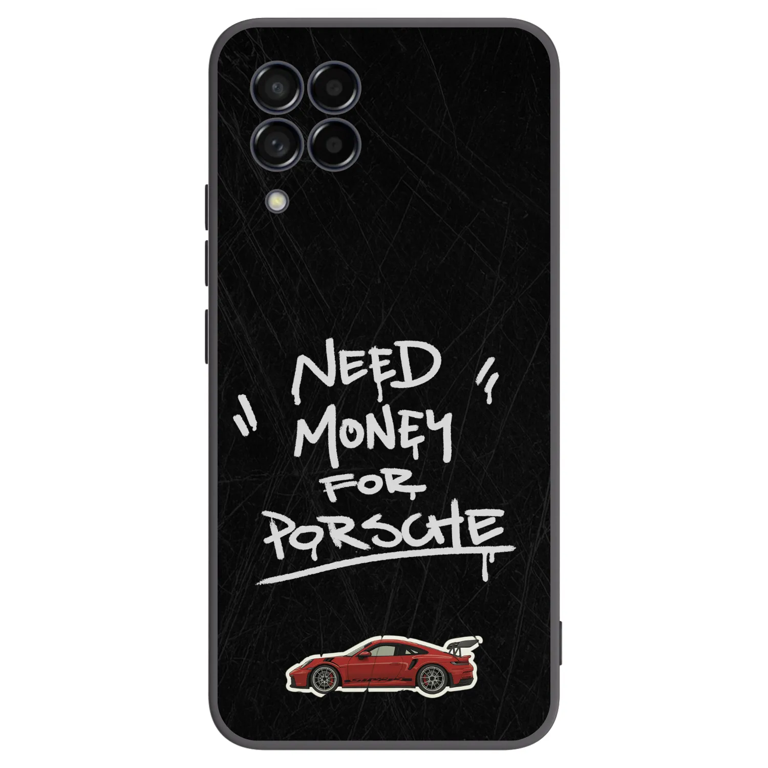 Picasee Samsung Galaxy M53 5G Hülle - Schwarzes Silikon - Dark Racer