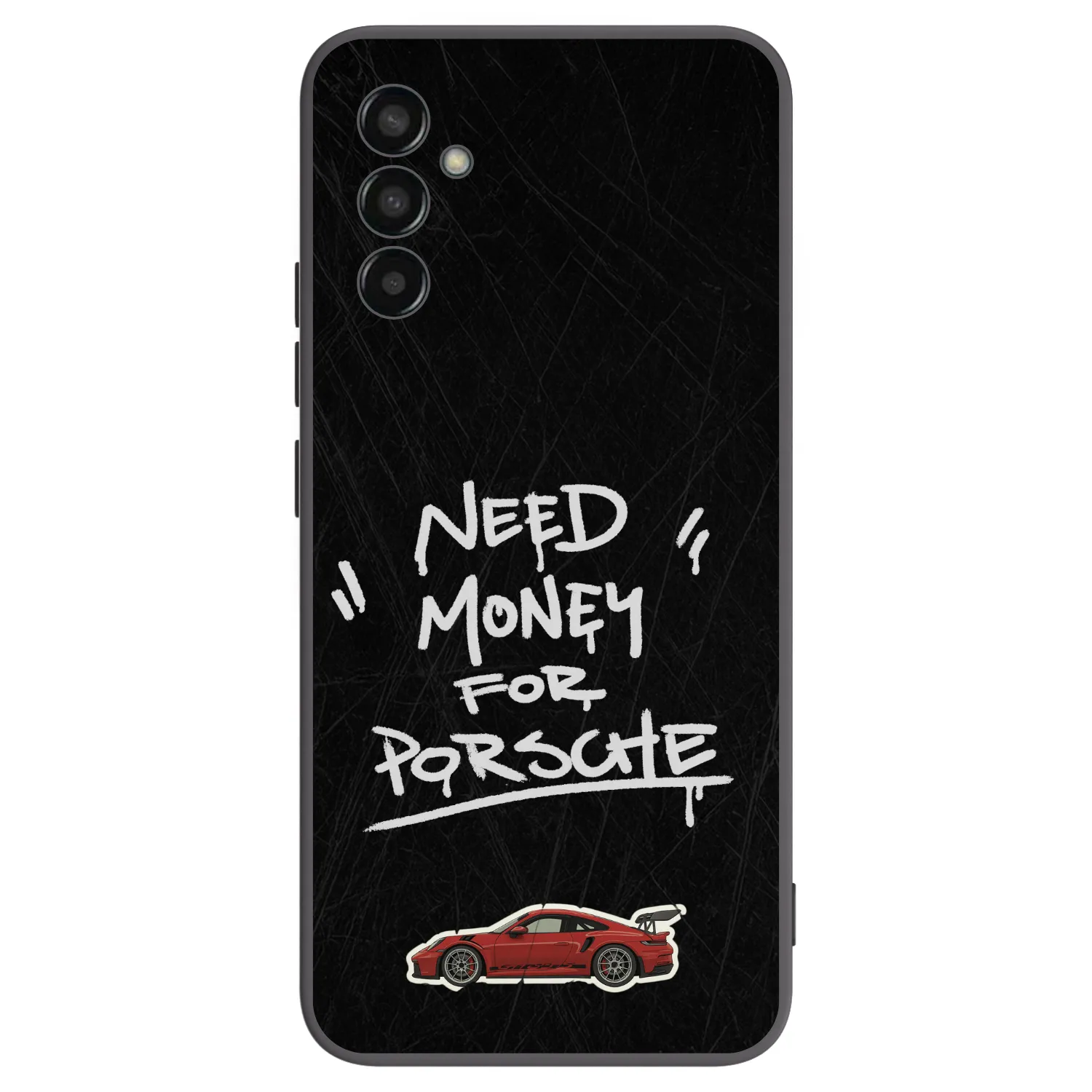 Picasee Samsung Galaxy M13 M135F Hülle - Schwarzes Silikon - Dark Racer