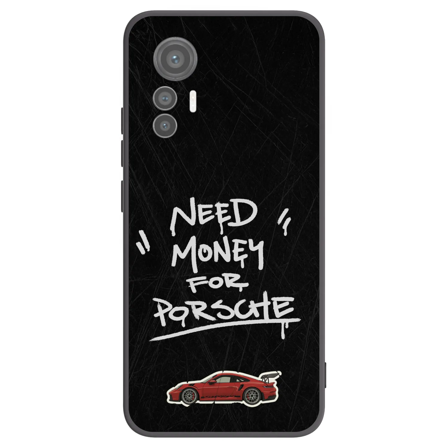 Picasee Xiaomi 12 Lite Hülle - Schwarzes Silikon - Dark Racer