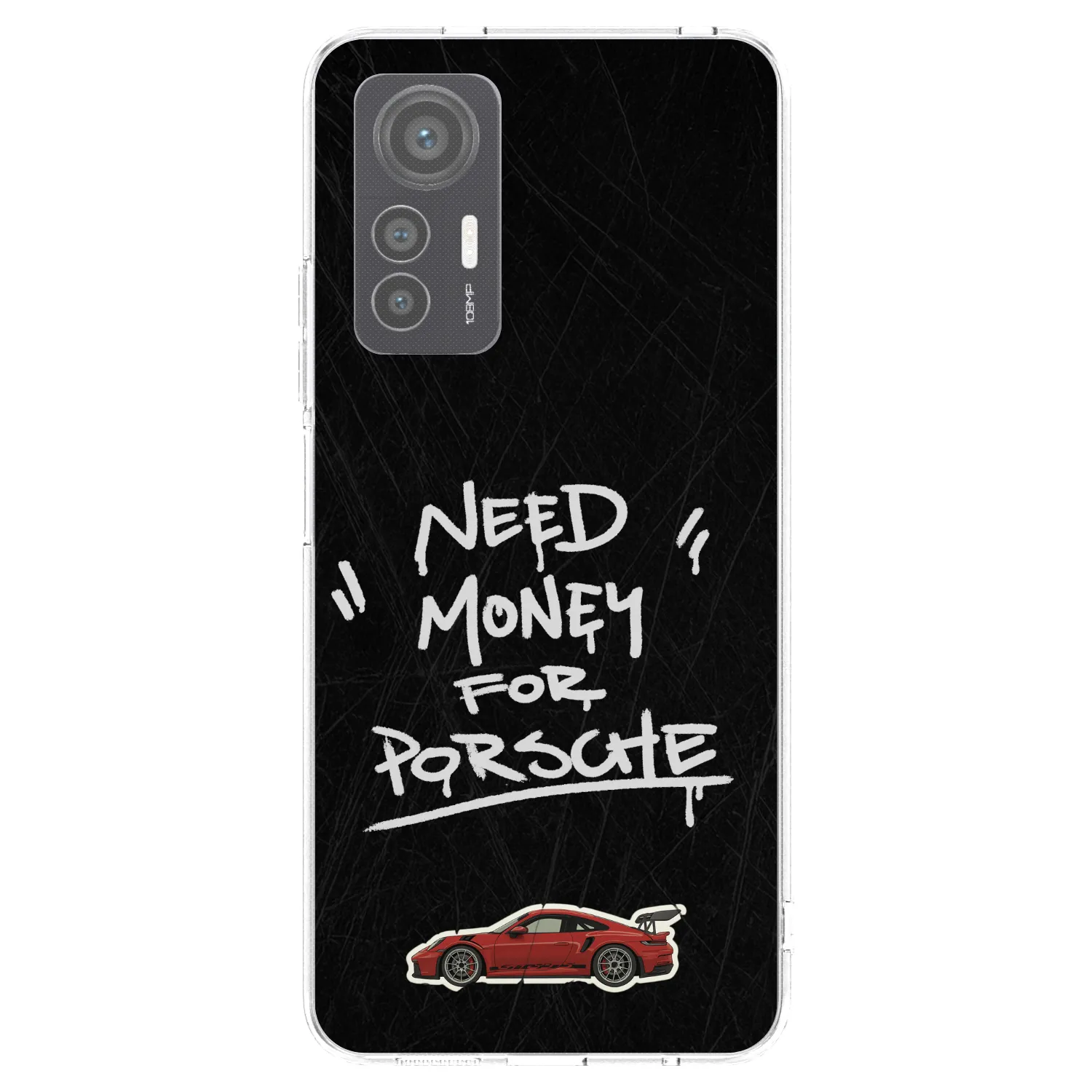 Picasee Xiaomi 12 Lite Hülle - Transparentes Silikon - Dark Racer