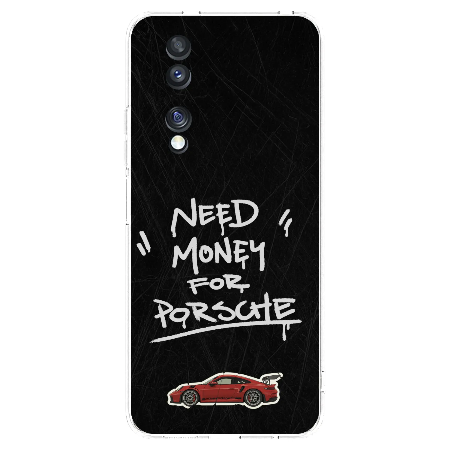 Picasee Honor 70 Hülle - Transparentes Silikon - Dark Racer