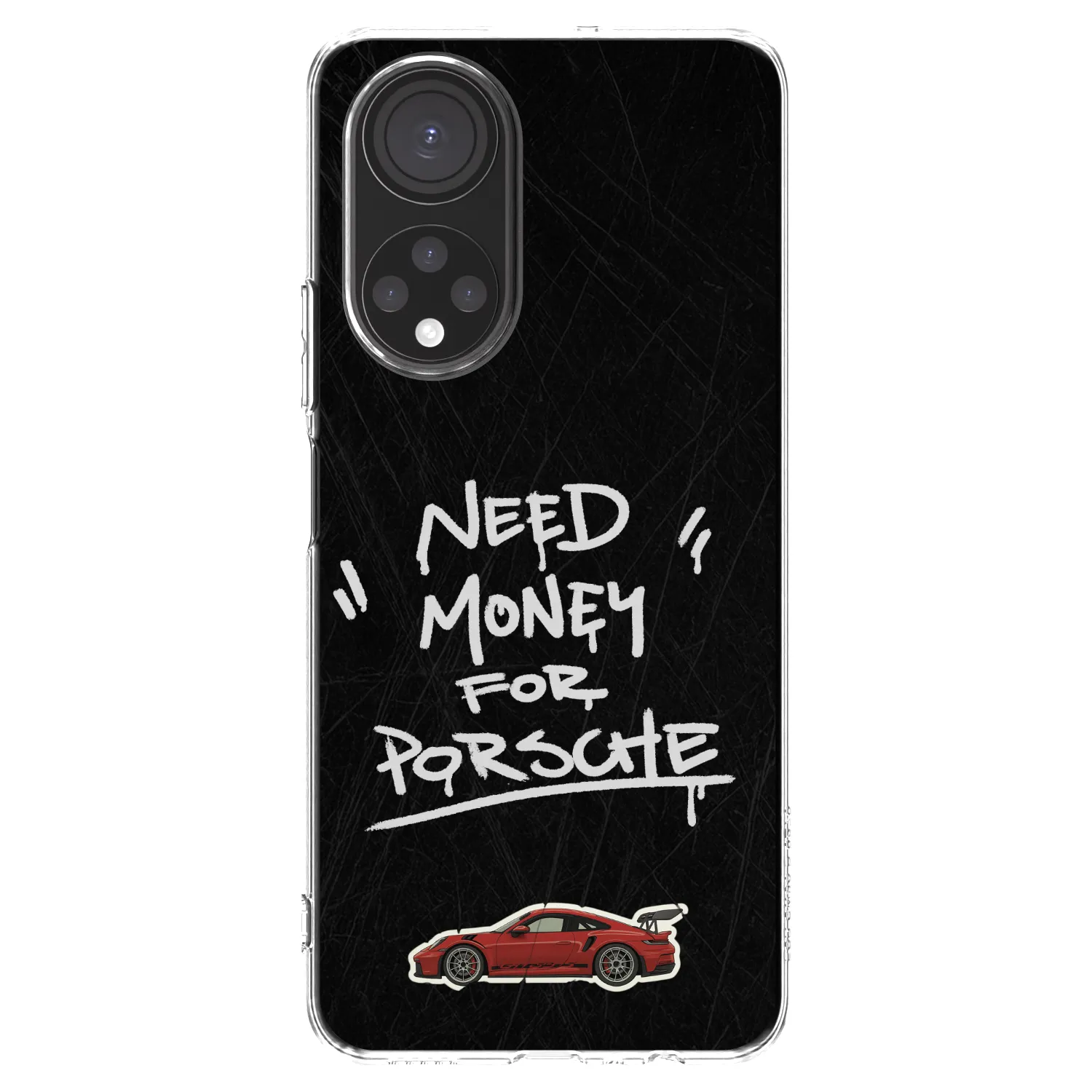 Picasee Honor X7 Hülle - Transparentes Silikon - Dark Racer