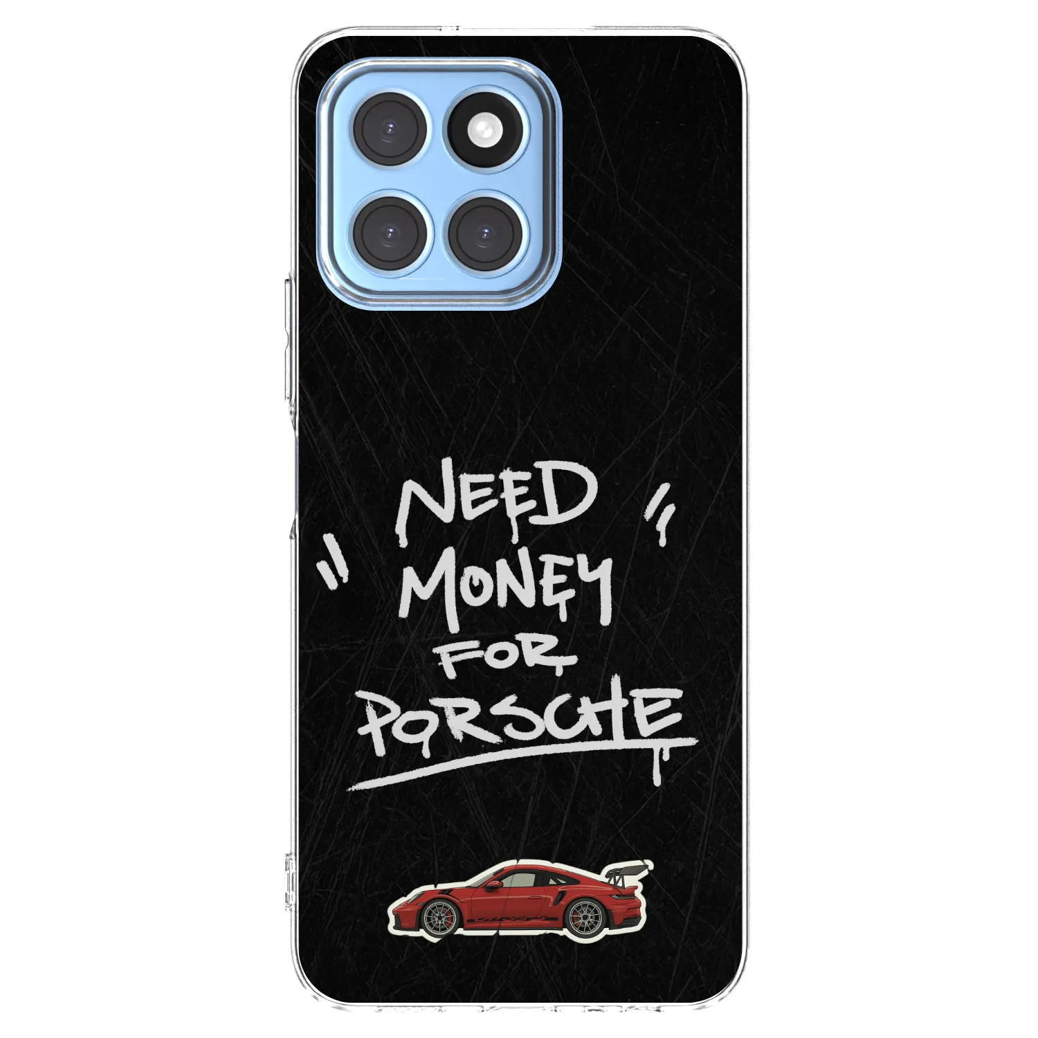 Picasee Honor X6 Hülle - Transparentes Silikon - Dark Racer