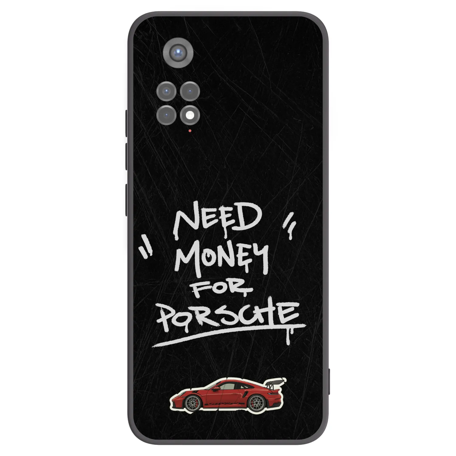 Picasee Xiaomi Redmi Note 11S 5G Hülle - Schwarzes Silikon - Dark Racer