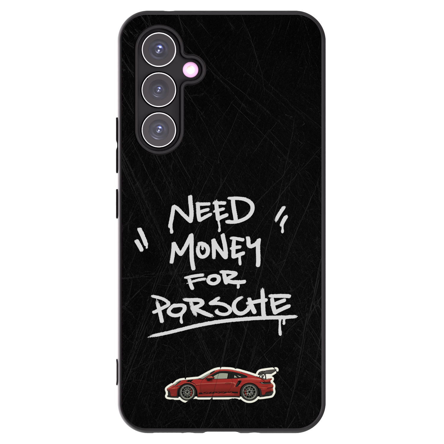 Picasee Samsung Galaxy A54 5G A546B Hülle - Schwarzes Silikon - Dark Racer