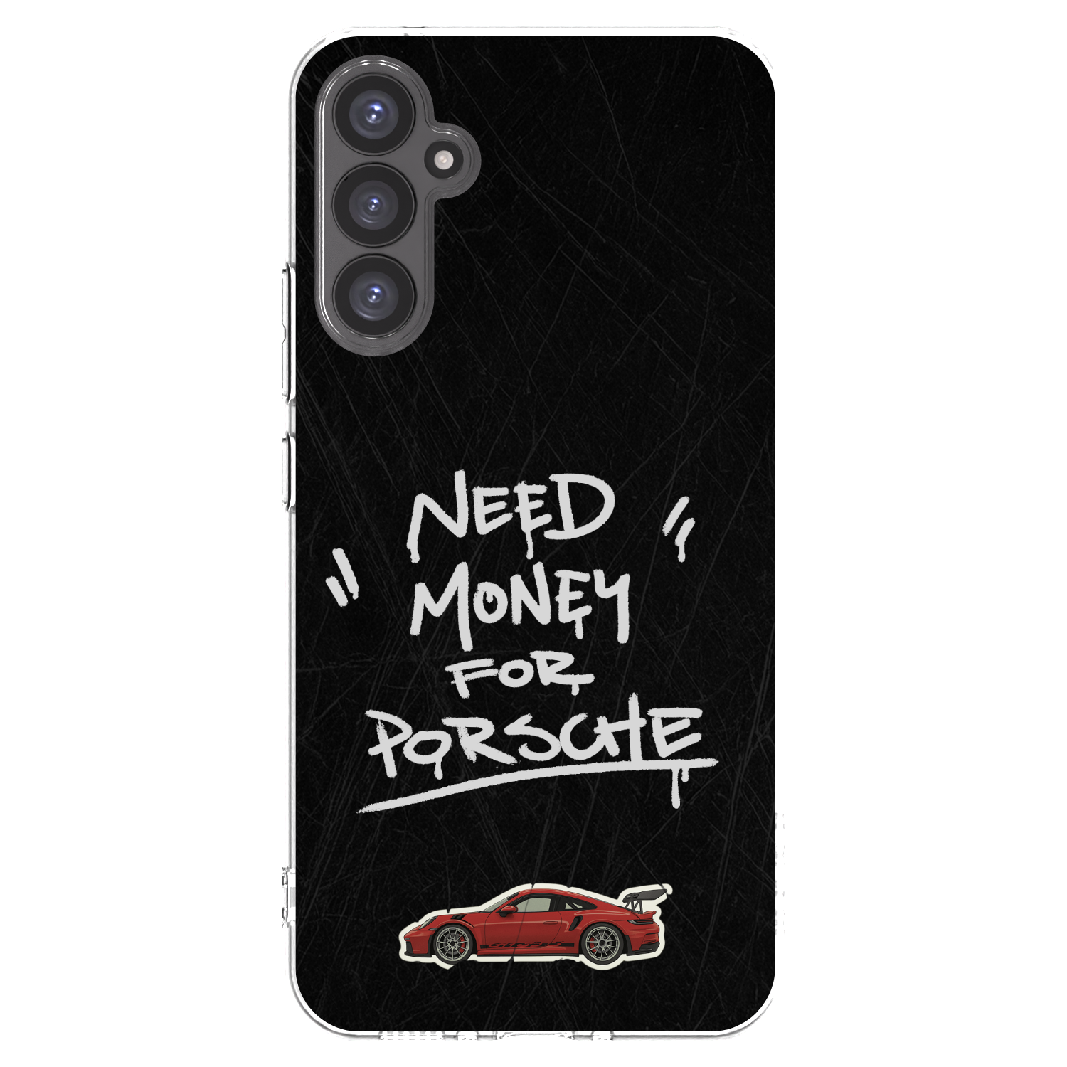 Picasee Samsung Galaxy A34 5G A346B Hülle - Transparentes Silikon - Dark Racer