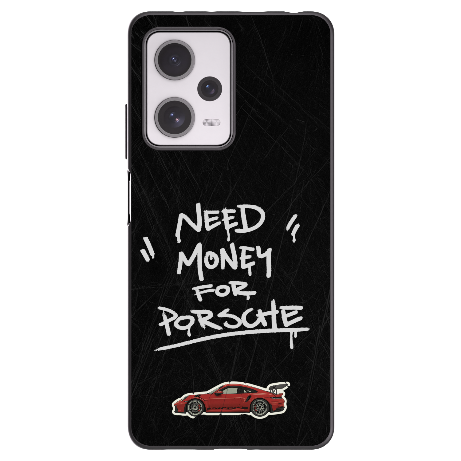 Picasee Xiaomi Redmi Note 12 Pro+ 5G Hülle - Schwarzes Silikon - Dark Racer