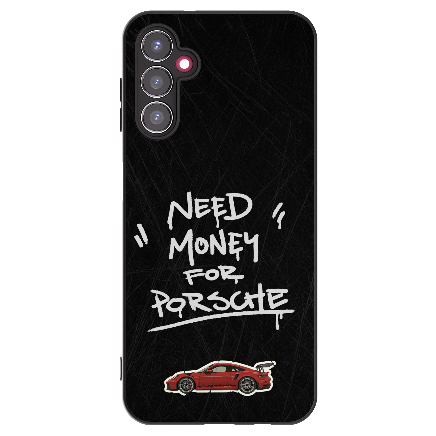 Picasee Samsung Galaxy A14 4G A145R Hülle - Schwarzes Silikon - Dark Racer