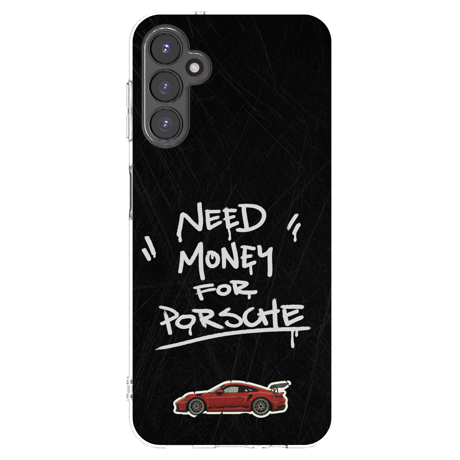 Picasee Samsung Galaxy A14 5G A146P Hülle - Transparentes Silikon - Dark Racer