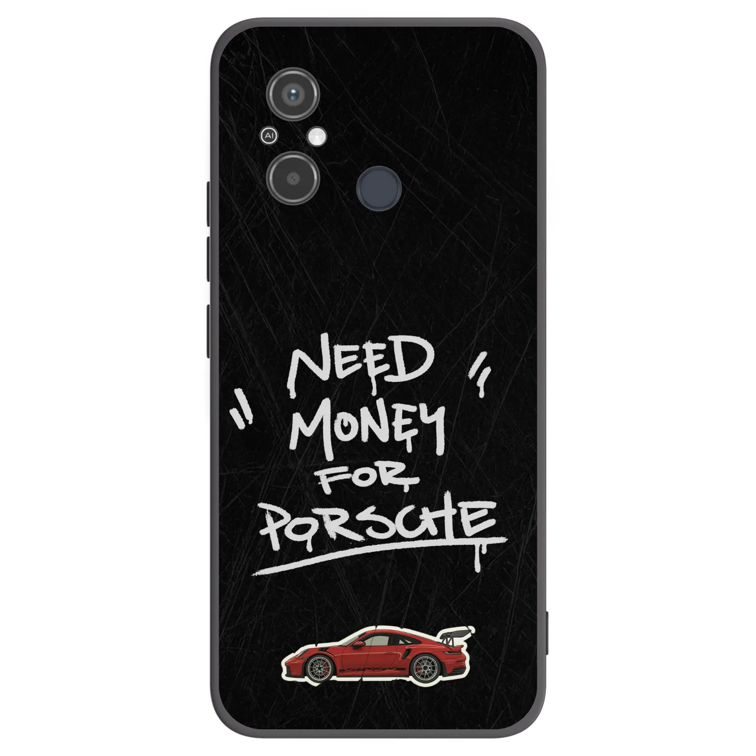 Picasee Xiaomi Redmi 12C Hülle - Schwarzes Silikon - Dark Racer