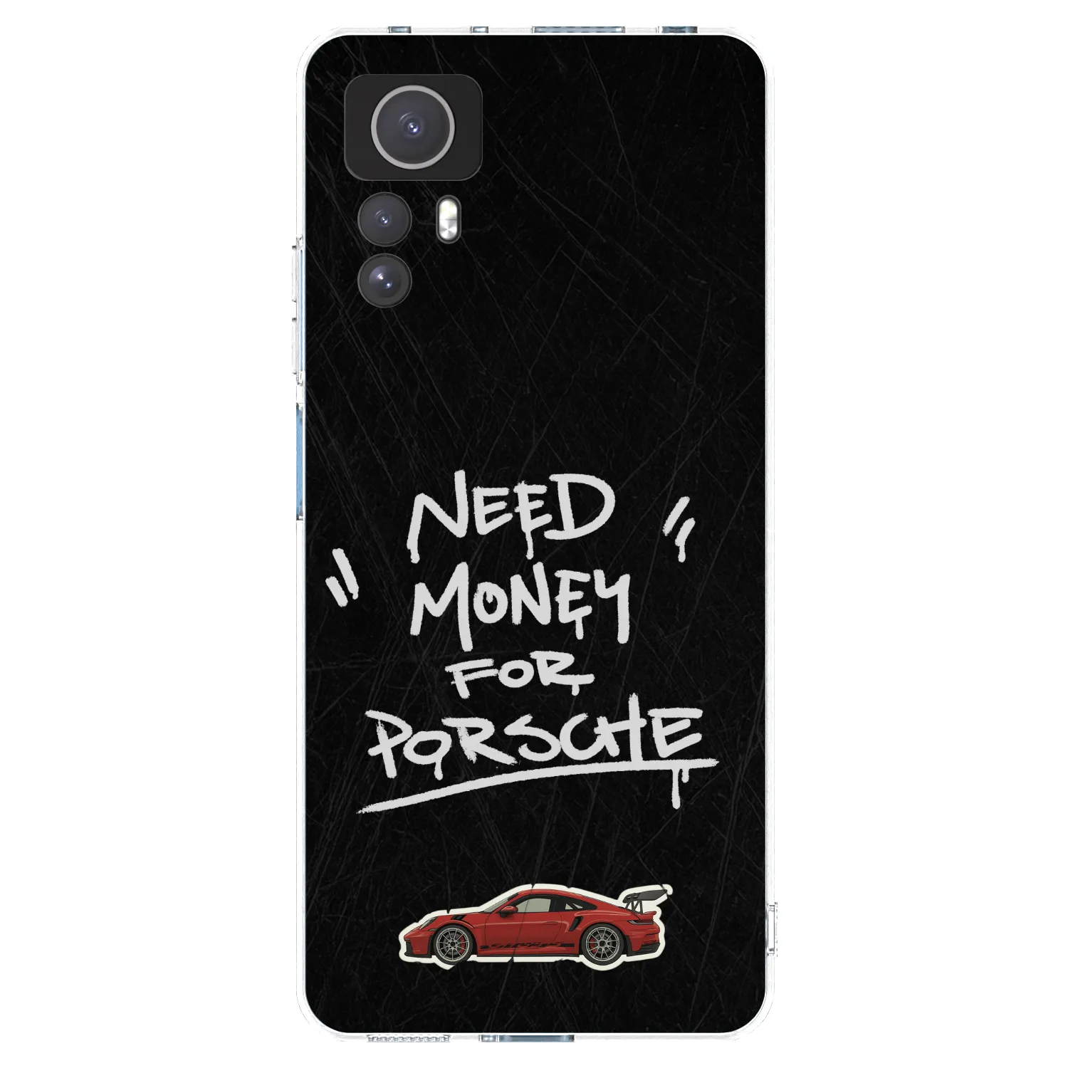 Picasee Xiaomi Redmi Note 12S Hülle - Transparentes Silikon - Dark Racer