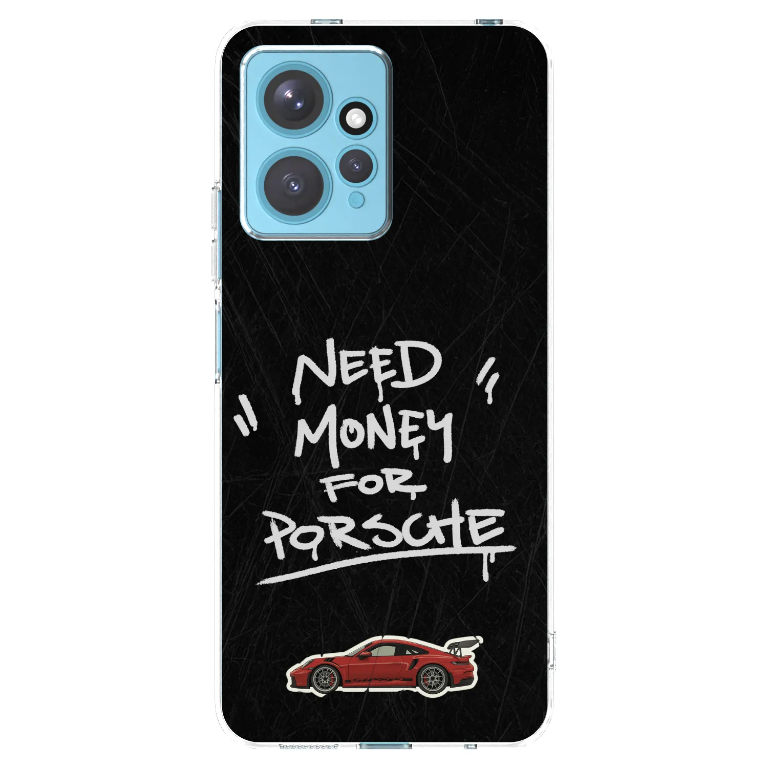Picasee Xiaomi Redmi Note 12 4G Hülle - Transparentes Silikon - Dark Racer