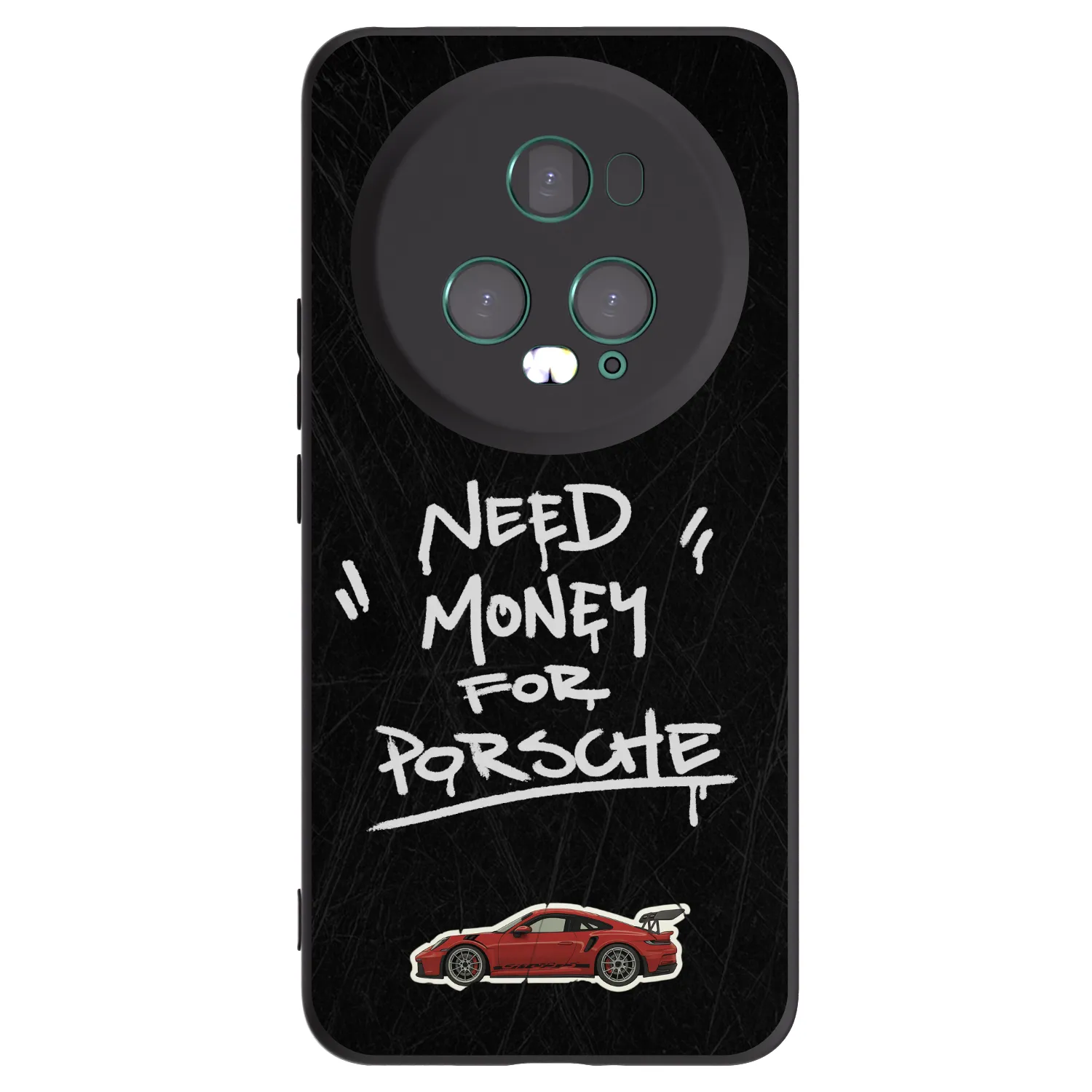 Picasee Honor Magic5 Pro Hülle - Schwarzes Silikon - Dark Racer