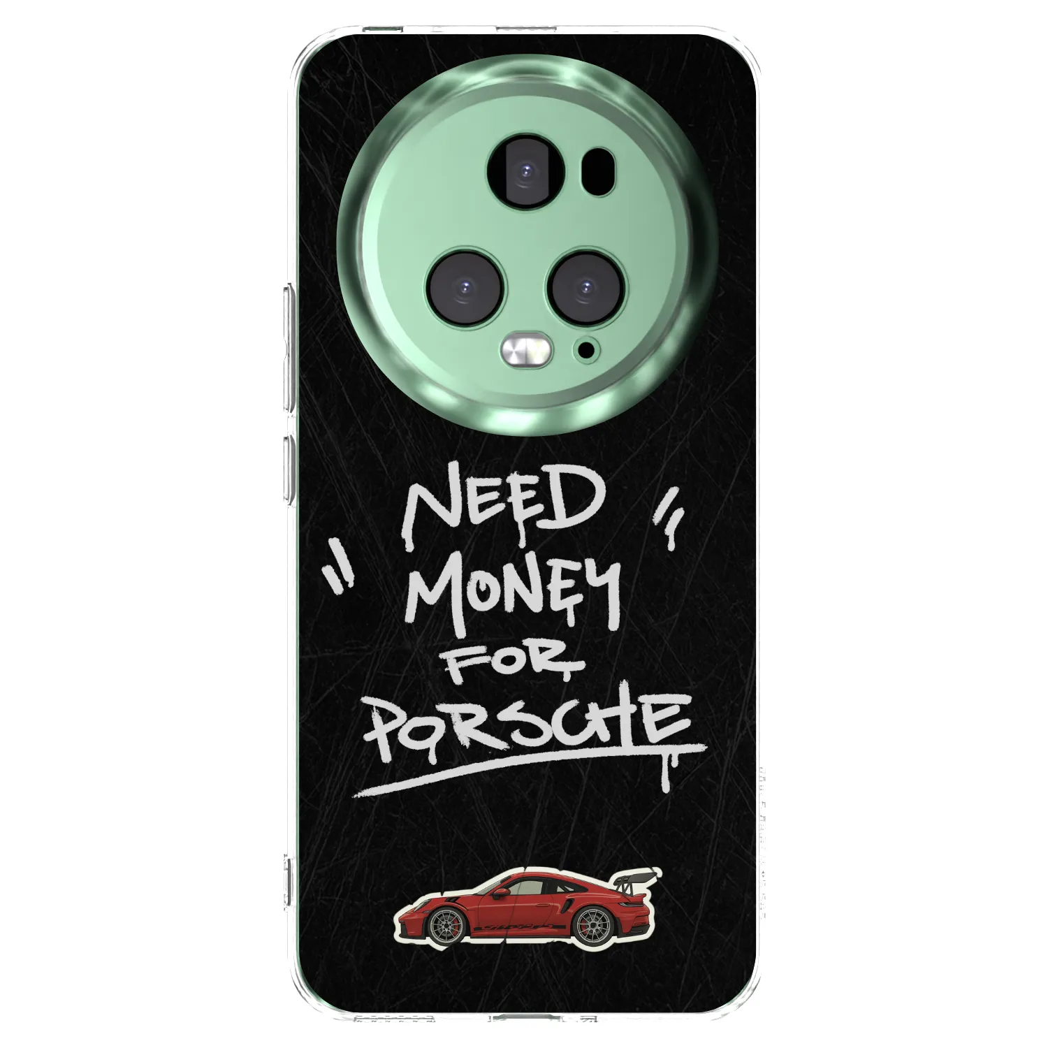 Picasee Honor Magic5 Pro Hülle - Transparentes Silikon - Dark Racer