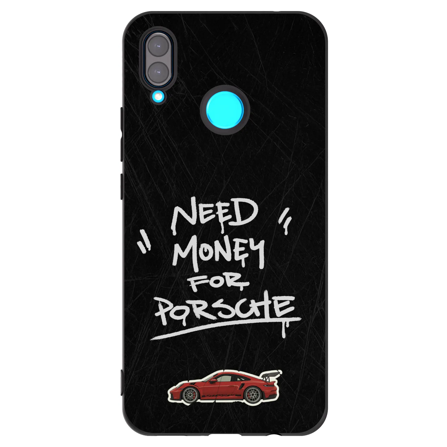 Picasee Huawei Nova 3 Hülle - Schwarzes Silikon - Dark Racer