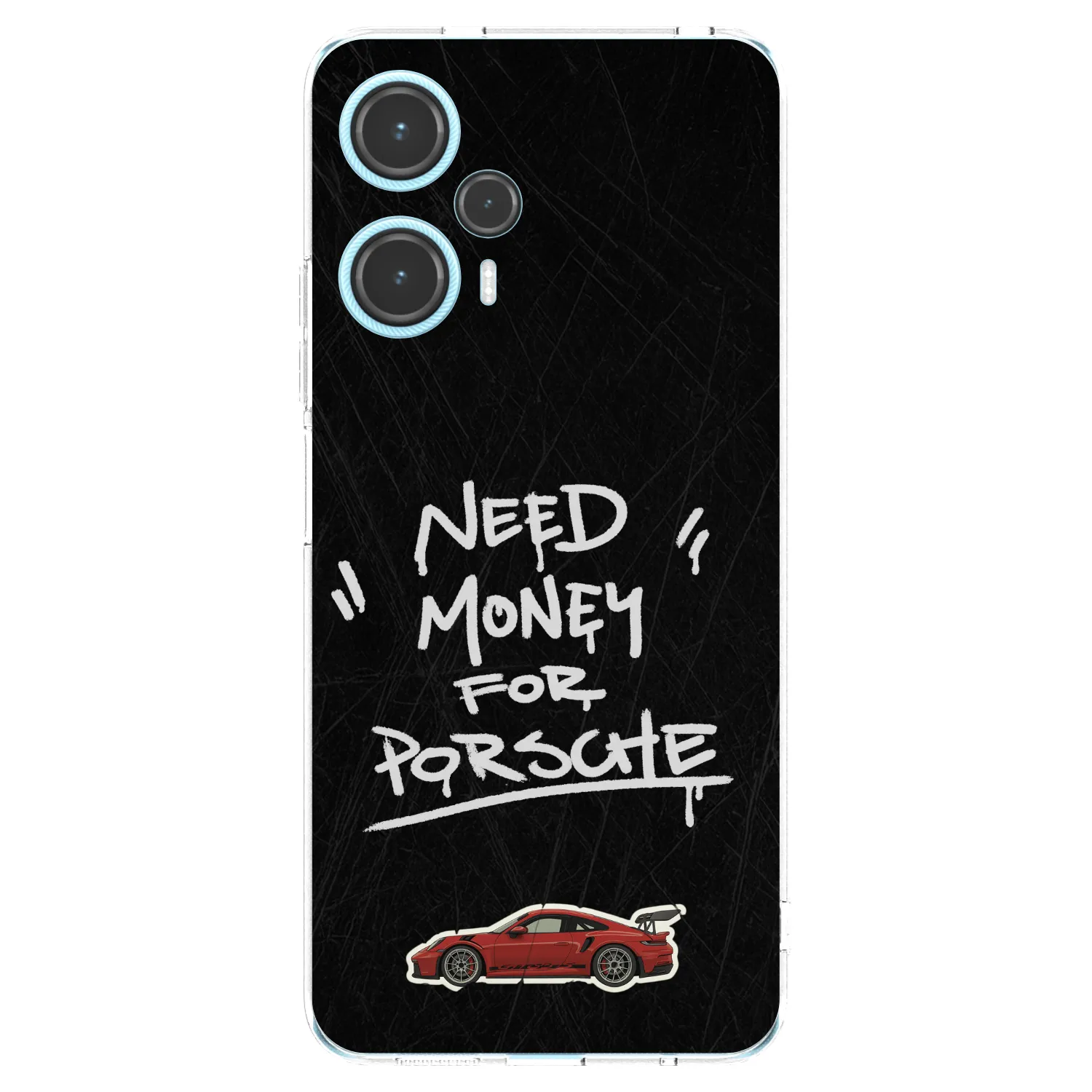 Picasee Xiaomi Poco F5 Hülle - Transparentes Silikon - Dark Racer