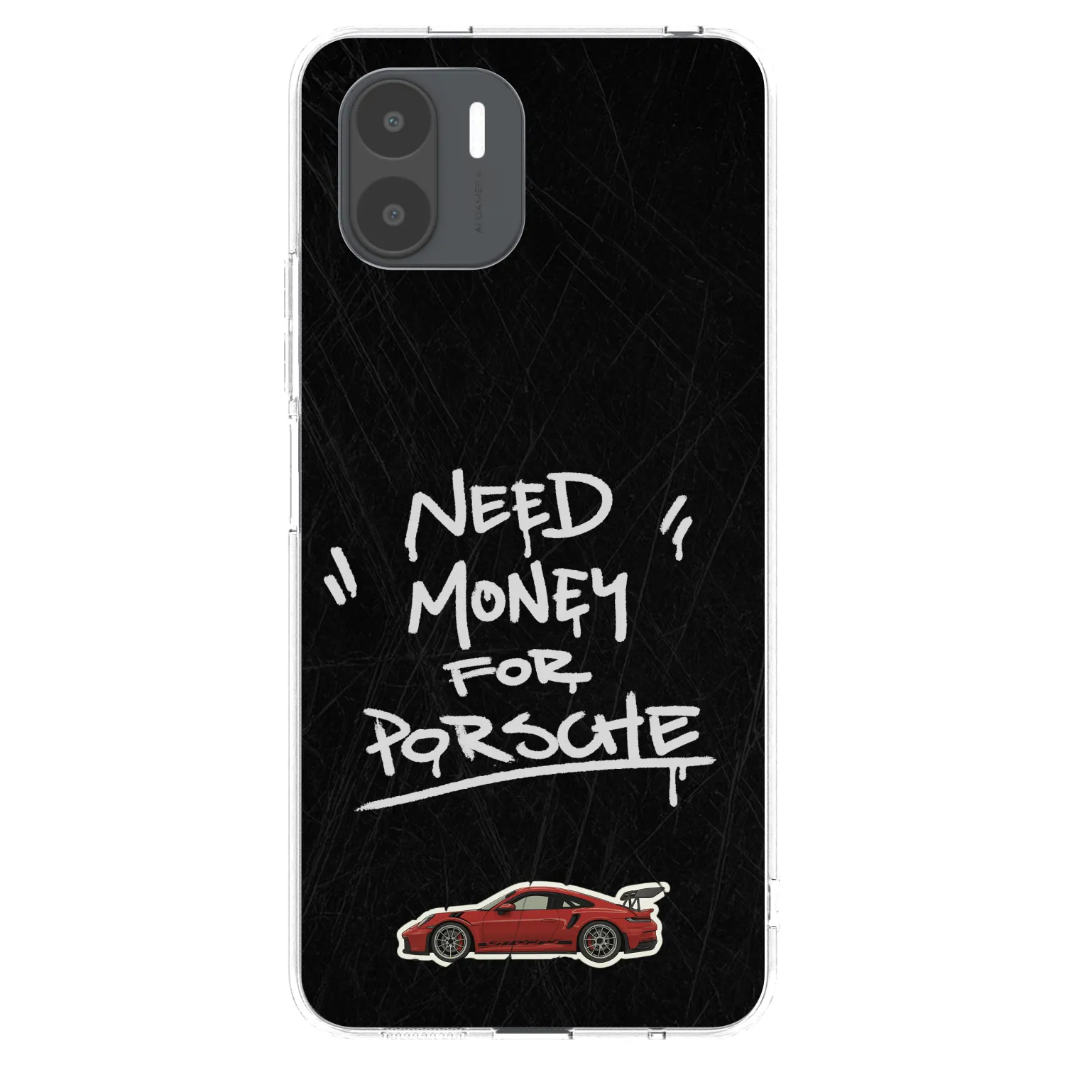 Picasee Xiaomi Redmi A2 Hülle - Transparentes Silikon - Dark Racer