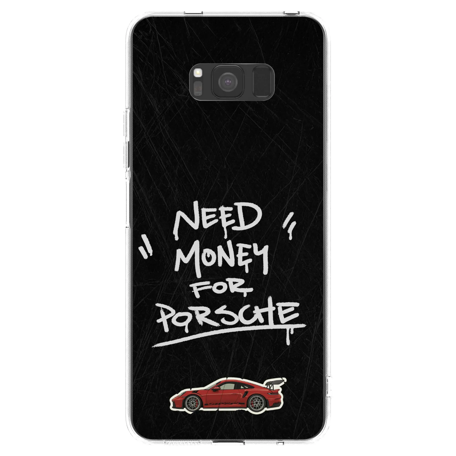 Picasee Samsung Galaxy S8 G950F Hülle - Transparentes Silikon - Dark Racer