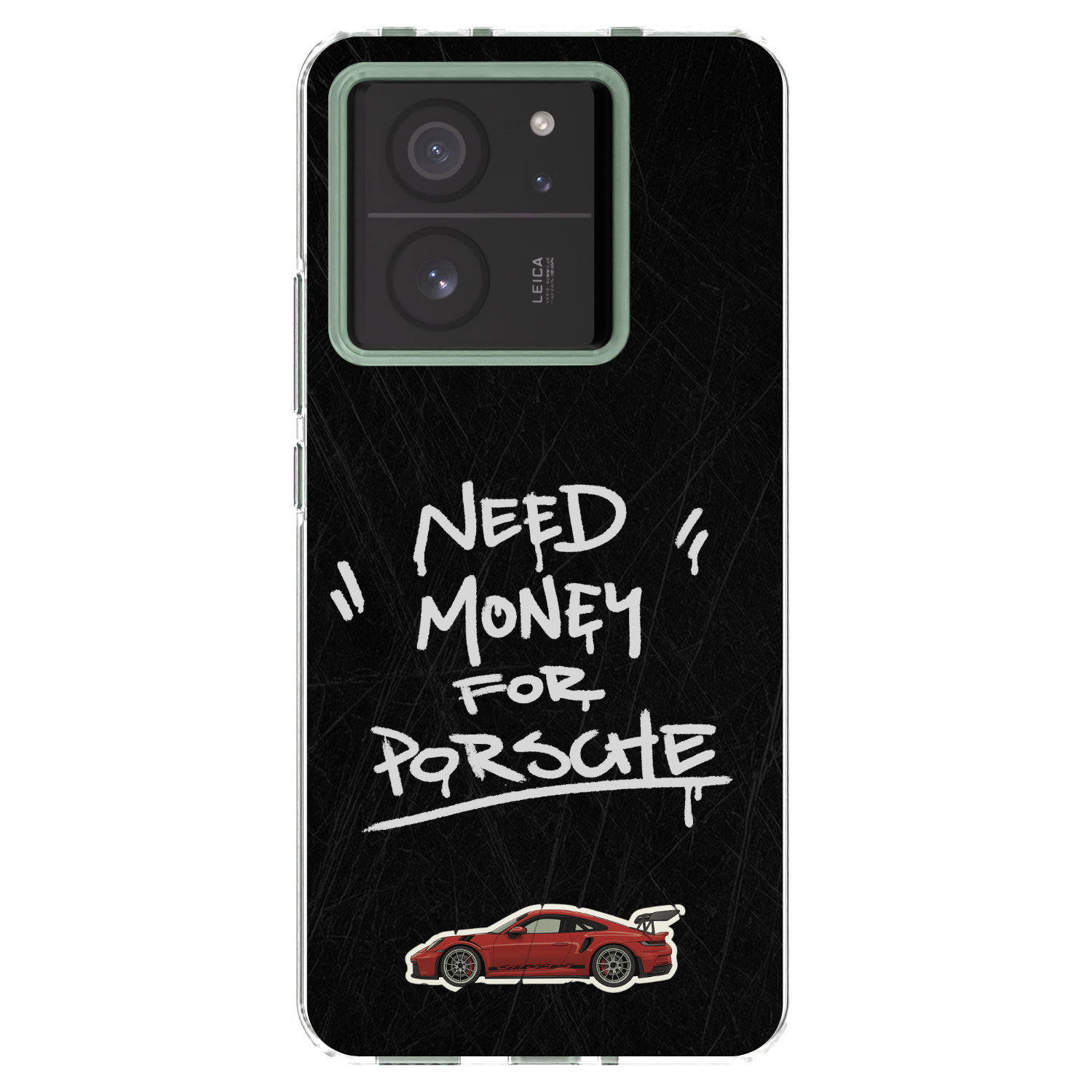 Picasee Xiaomi 13T Pro Hülle - Transparentes Silikon - Dark Racer