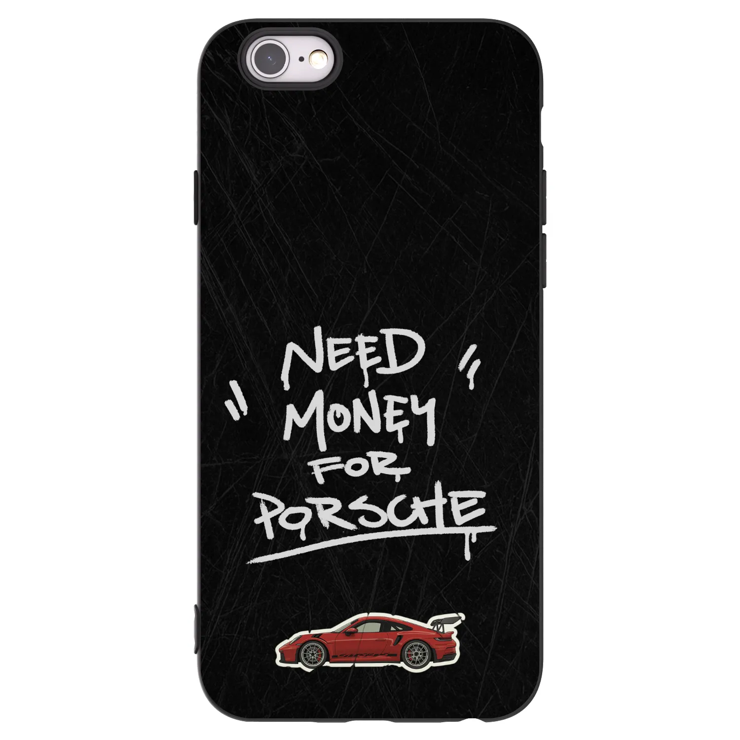 Picasee Apple iPhone 6/6S Hülle - Schwarzes Silikon - Dark Racer