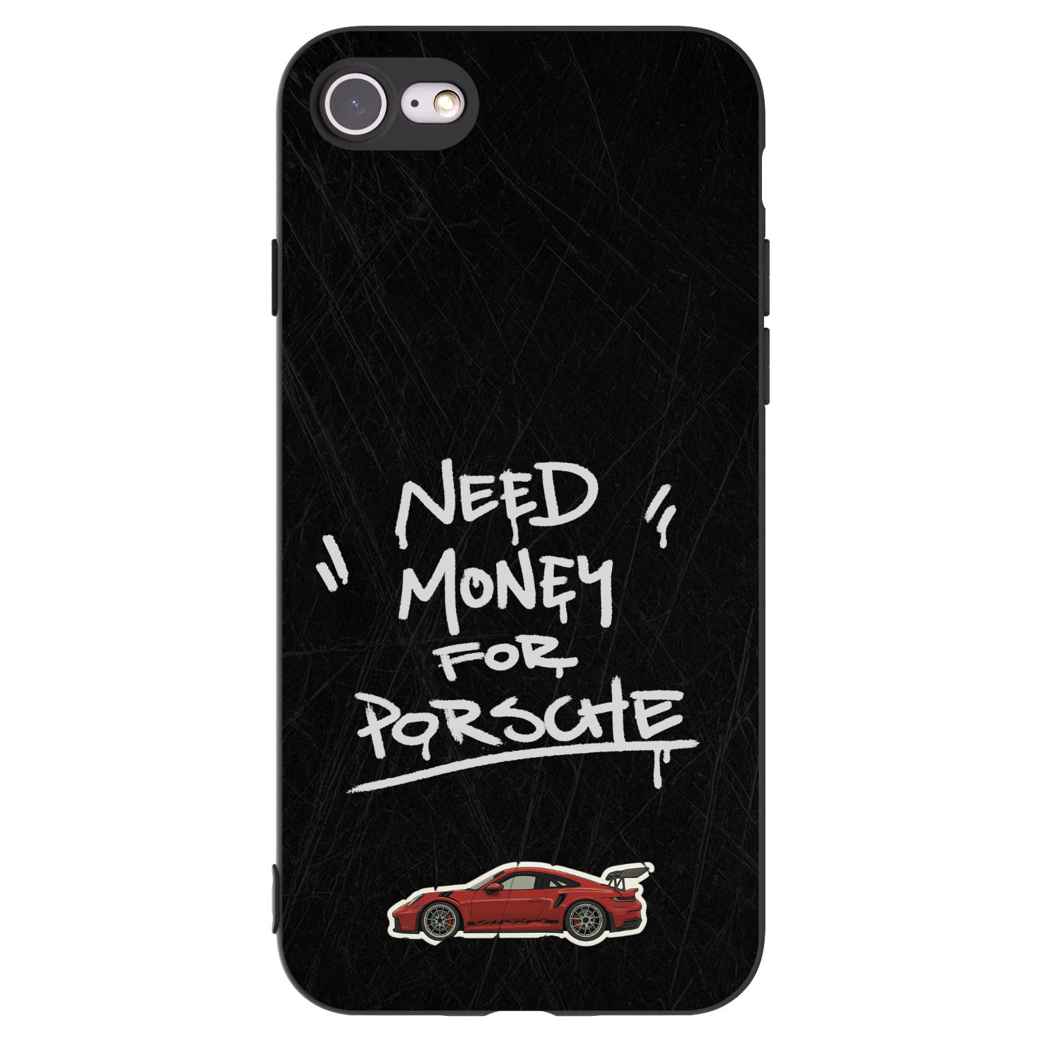 Picasee Apple iPhone 7 Hülle - Schwarzes Silikon - Dark Racer
